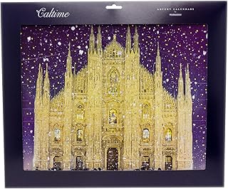 3D Christmas Advent Calendar Milan Cathedral | Fold Out Advent Calendar Traditional Advent Calendar | Picture Advent Calendar Paper Advent Calendar