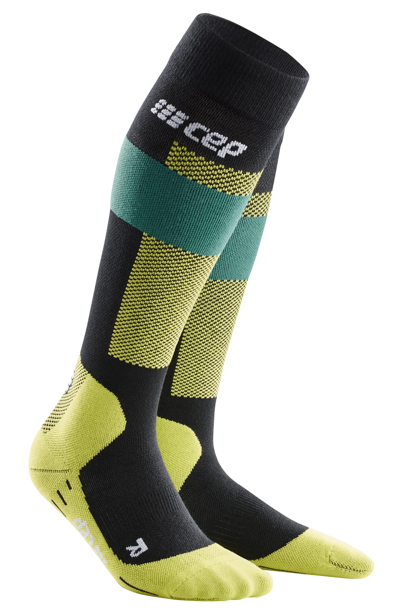 CEP Chaussettes de compression hautes de randonnée en laine mérinos