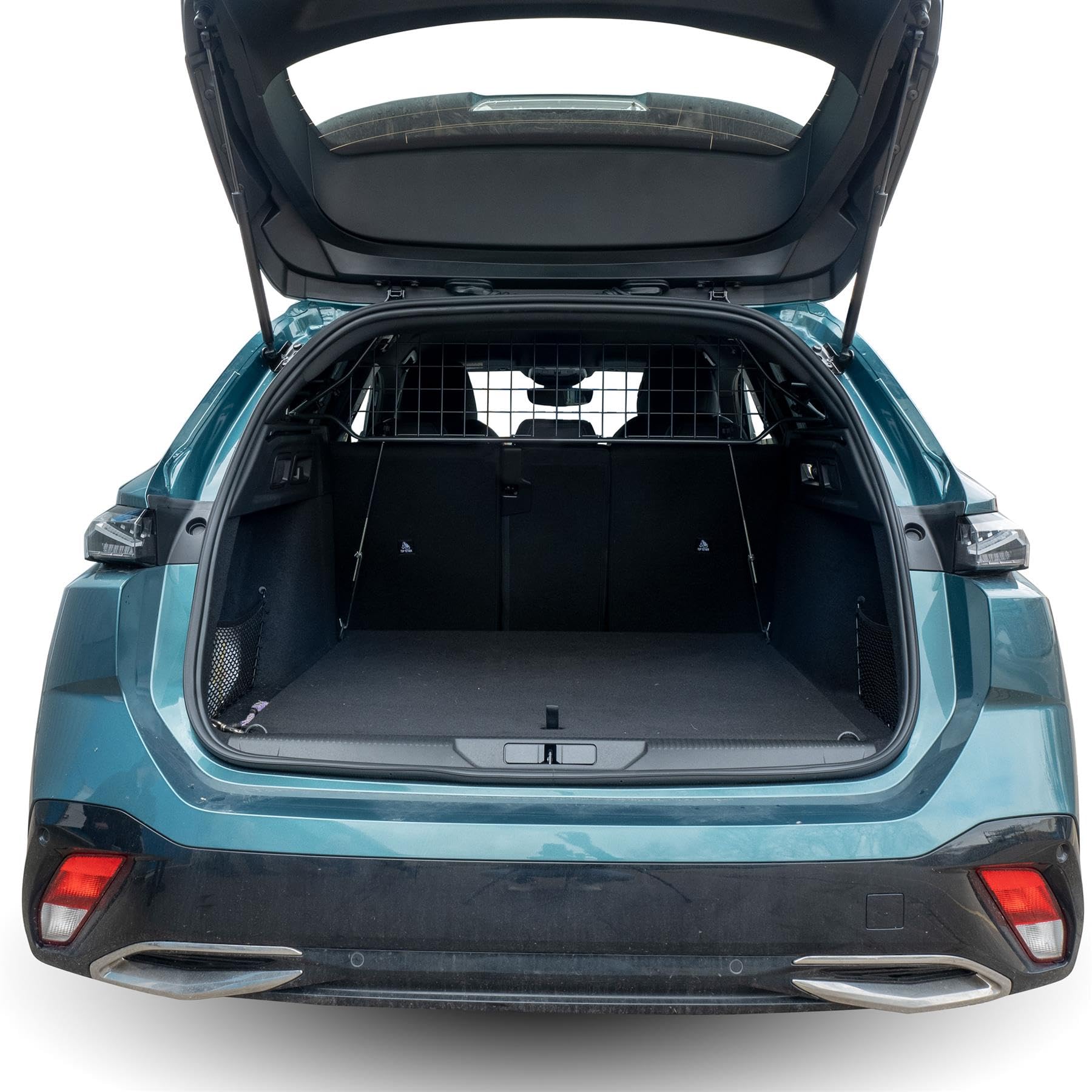 Travall Dog Guard compatible Peugeot 308 SW (2021-Current) Vehicle Specific Boot Guard Tailored Fit Luggage Pet Barrier Separator Heavy Duty Powder Coated Steel