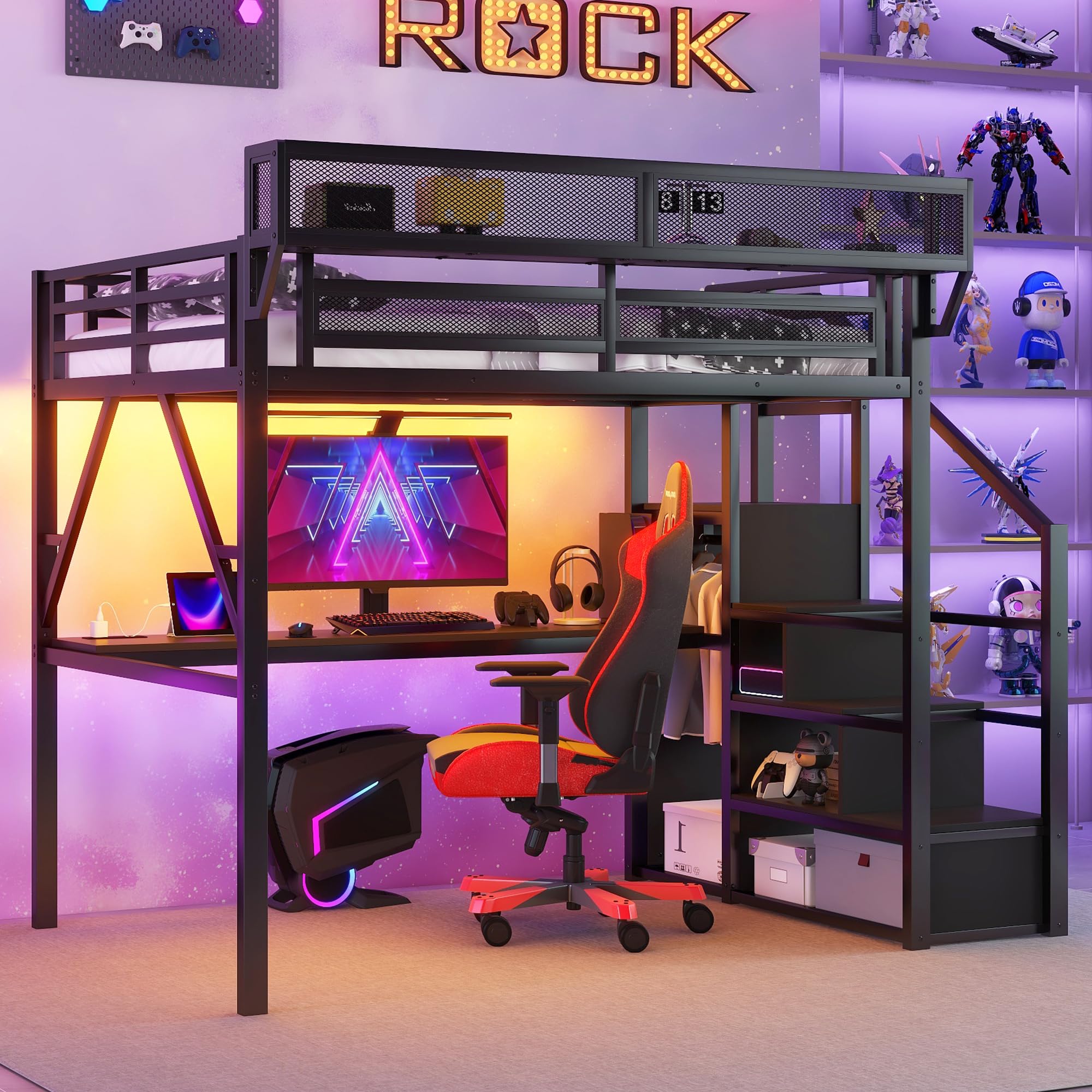 KEIKI Full Loft Bed