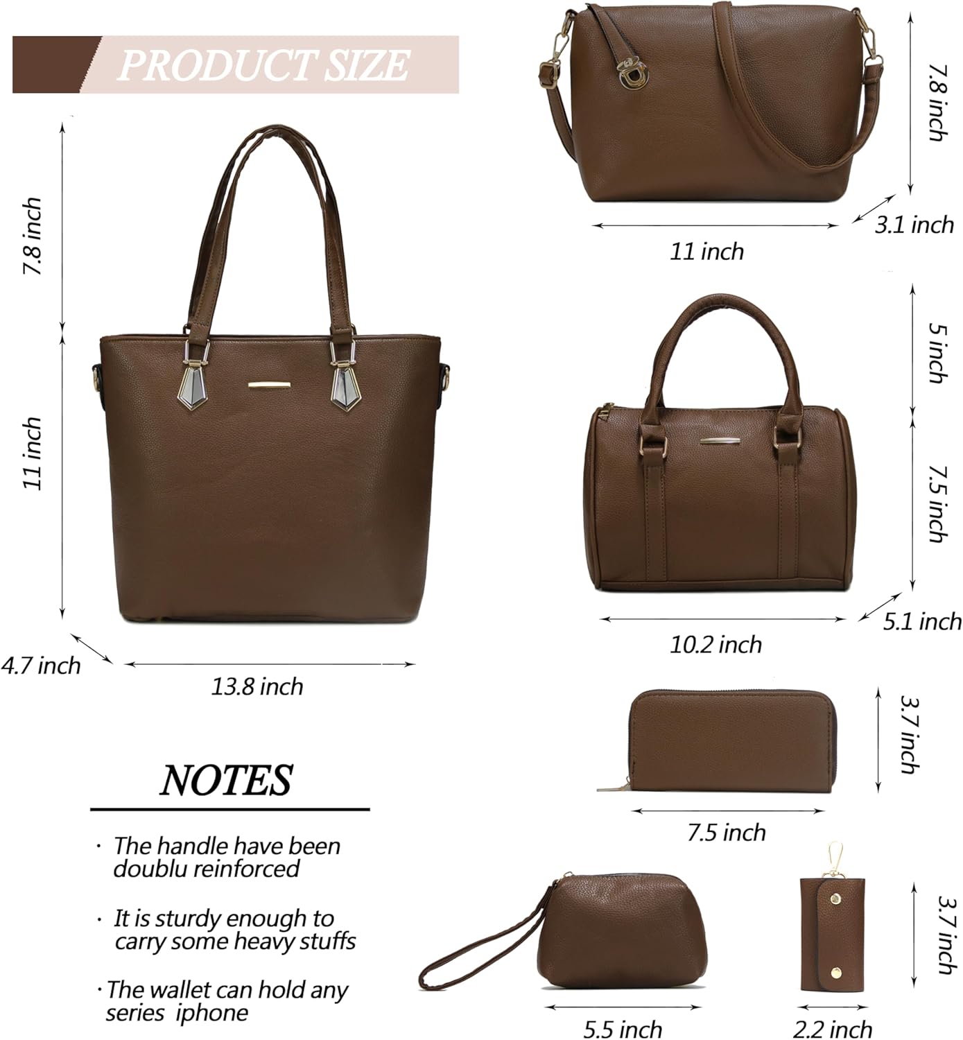 2E-youth Designer Purses and Handbags for Women Satchel Shoulder Bag Tote Top Handle Bag | Designer Purses, Handbags, Designer - Image 3