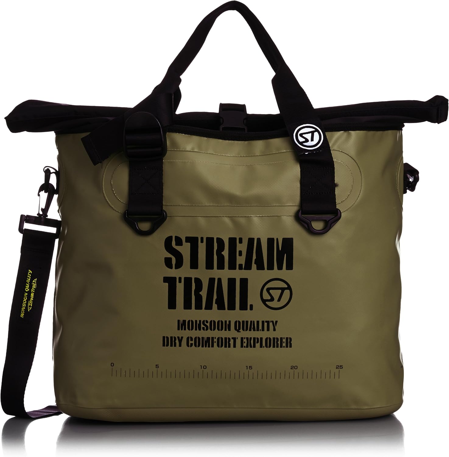 STREAM TRAIL(ストリームトレイル) Men's Tote Bag, OD (Olive Drab), One Size