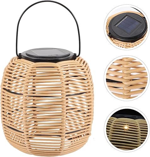 Miniatura 2 de OSALADI Varios lugares Decoración Colgando Impermeable Light Rattan Decorar Efectos