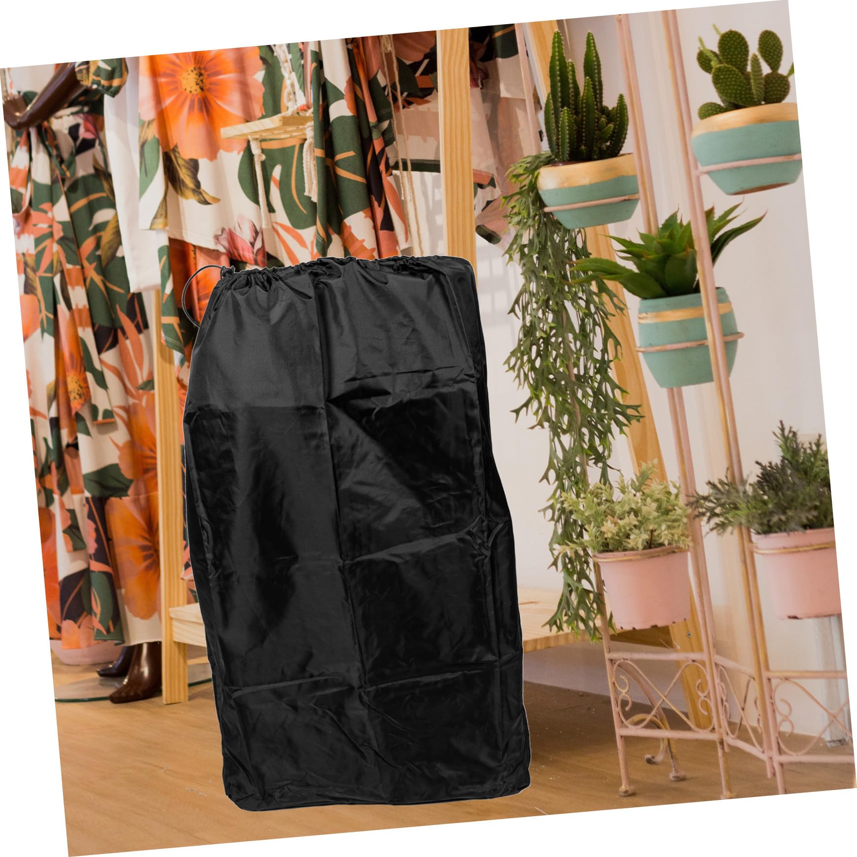 TOYANDONA Sacca Passeggino per Aereo, Viaggio e Gate Check in Nylon Nero | Due Spallacci, Coulisse Chiusura Bloccabile, Cuciture Rinforzate, Adatta alla Maggior Parte dei Modelli