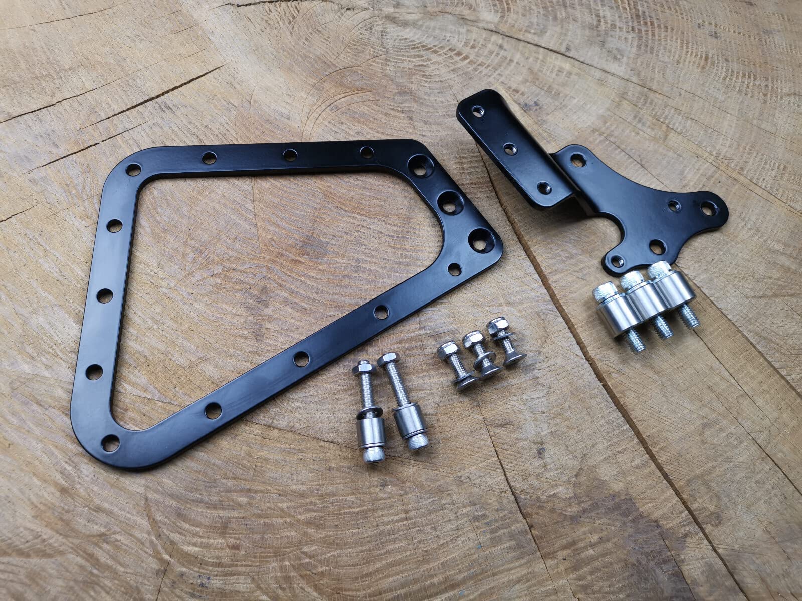 Seitentaschenhalter kompatibel für Harley Davidson Sportster ab Bj. 2004 mit ABS rechte Seite Forty Eight Nightster (Keine XR) 883 Roadster Superlow 1200 Custom Iron883 Hugger Bobber Sevent
