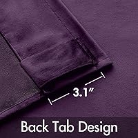 Vista 124 de MIULEE Cortinas de terciopelo de 63 pulgadas de largo, 2 paneles de cortinas opacas de lujo para dormitorio, sala de estar, cortinas de ventana