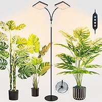 Vista 13 de FECiDA Luces de cultivo de escritorio para plantas de interior, bonsái, inicio de semillas, luz de cultivo UV-IR de espectro completo, consumo