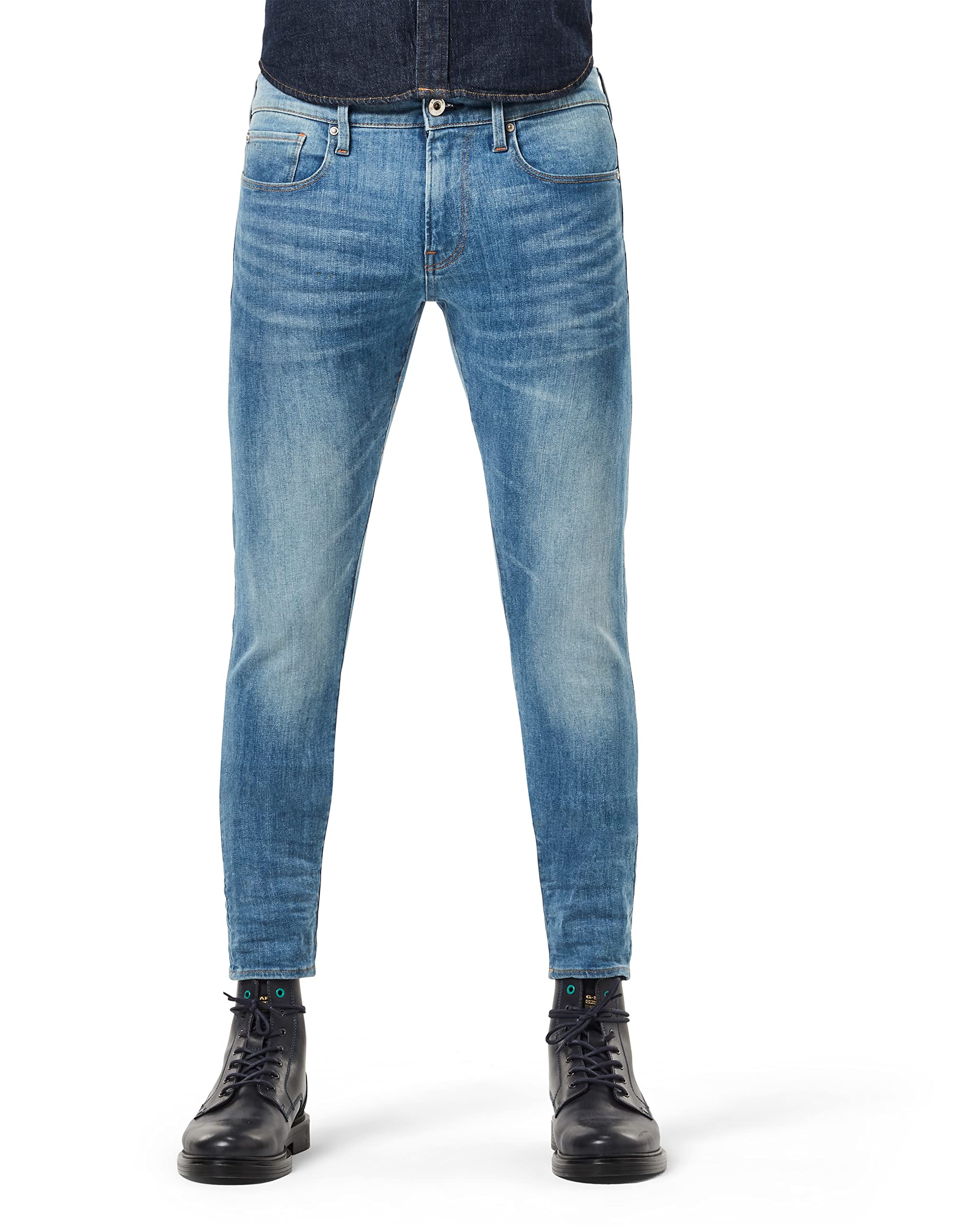 G-STAR RAW Men's 3301 Skinny Jeans, Lt Aged, 30W / 34L
