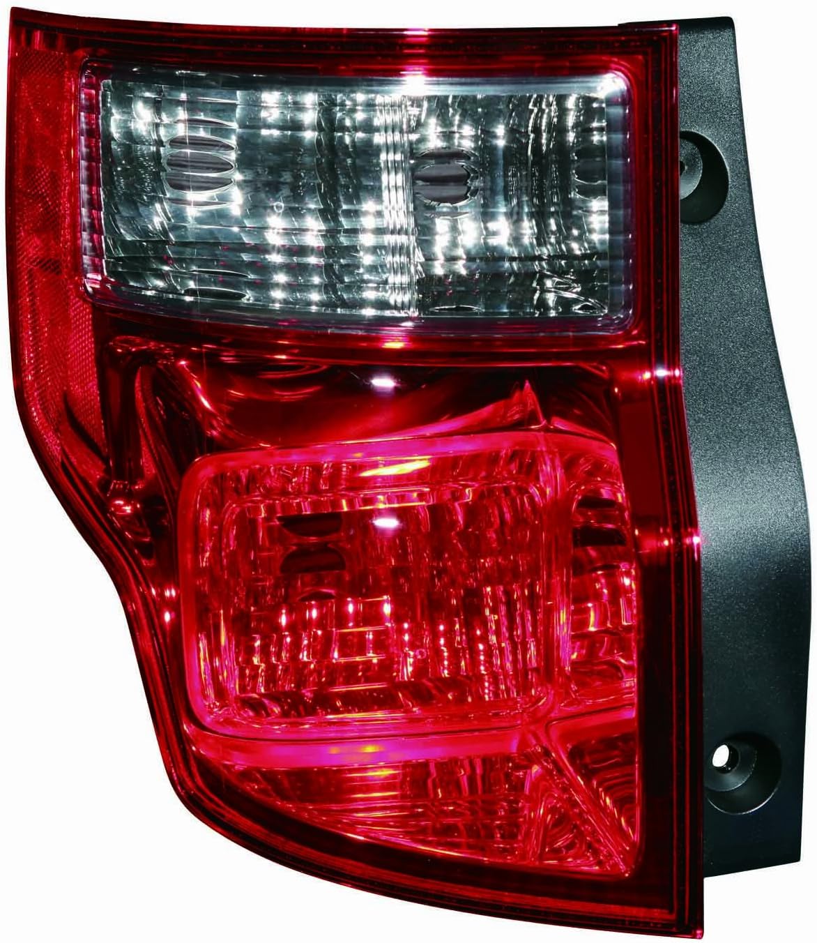 DEPO 317-1990L-US1 Honda Element Driver Side Tail Lamp Lens and Housing, Red