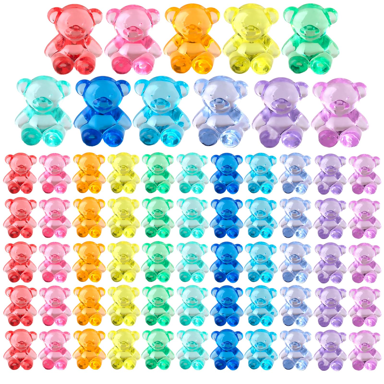 Amazon.com: Niceup 360pcs Bear Mini Figurines to Hide, 0.6in