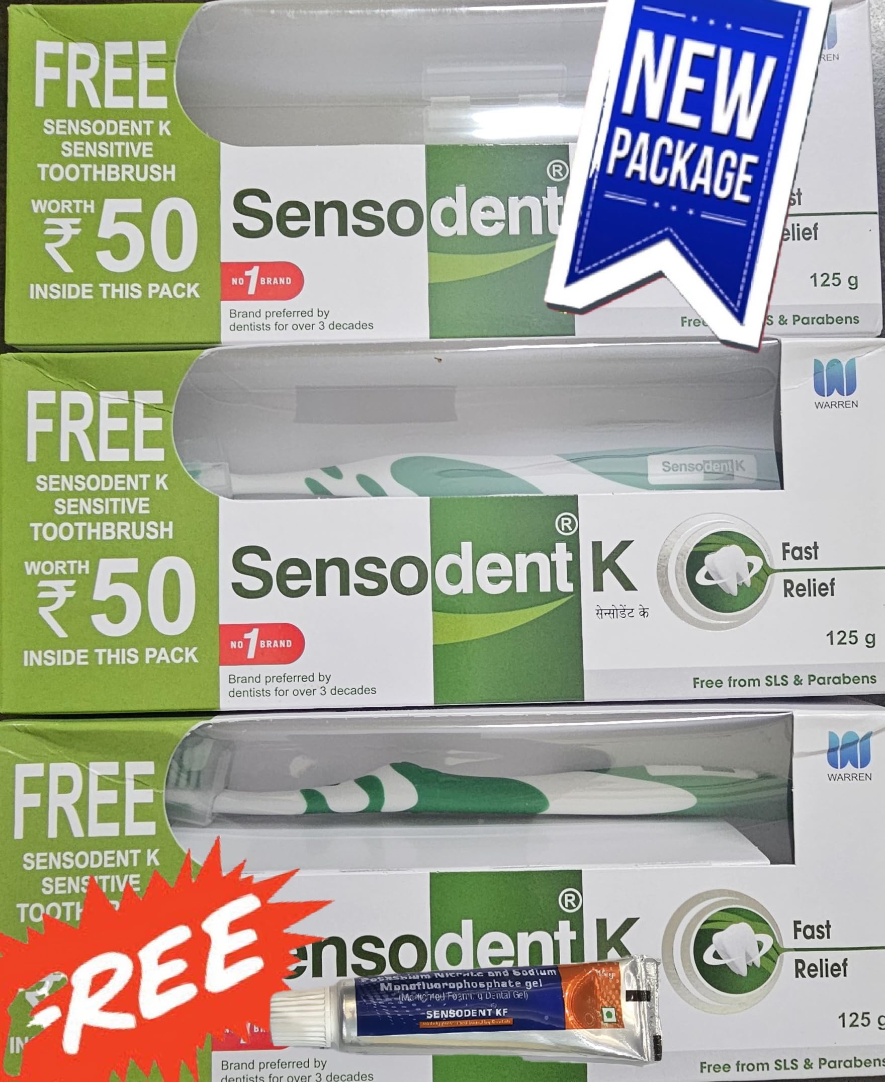 See full amazon price history chart for Sensodent-K Medicated Dental Cream - For Sensitive Teeth - Pack Of 3 (120 Gram) with 3 FREE TOOTHBRUSH AND ONE FREE MINI TOOTHPASTE Sensodent-K Medicated Dental Cream - For Sensitive Teeth - Pack Of 3 (120 Gram) with 3 FREE TOOTHBRUSH AND ONE FREE MINI TOOTHPASTE (B0D92CM5NK) Amazon Price History, Amazon Price Tracker