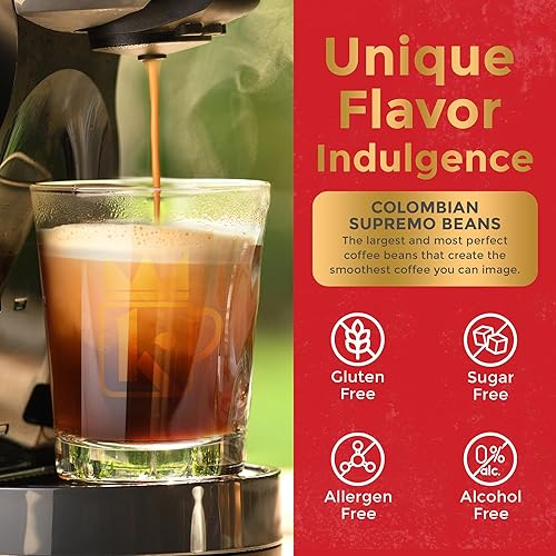 Miniatura 6 de King's Coffee - K Cups Coffee - Tazas K Cups de café mezcla de desayuno, tazas K de café de tostado medio, café de comercio justo, sin OMG, sin