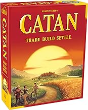 Juego de Tablero CATAN - ¡Embárcate en un Viaje de Descubrimiento y Comercio! Juego de Estrategia para la Construcción de Civilizaciones, Juego Familiar para Niños y Adultos, Edades 10+, 3-4 Jugadores, Tiempo de Juego 60-90 Minutos, Fabricado por CATAN Studio