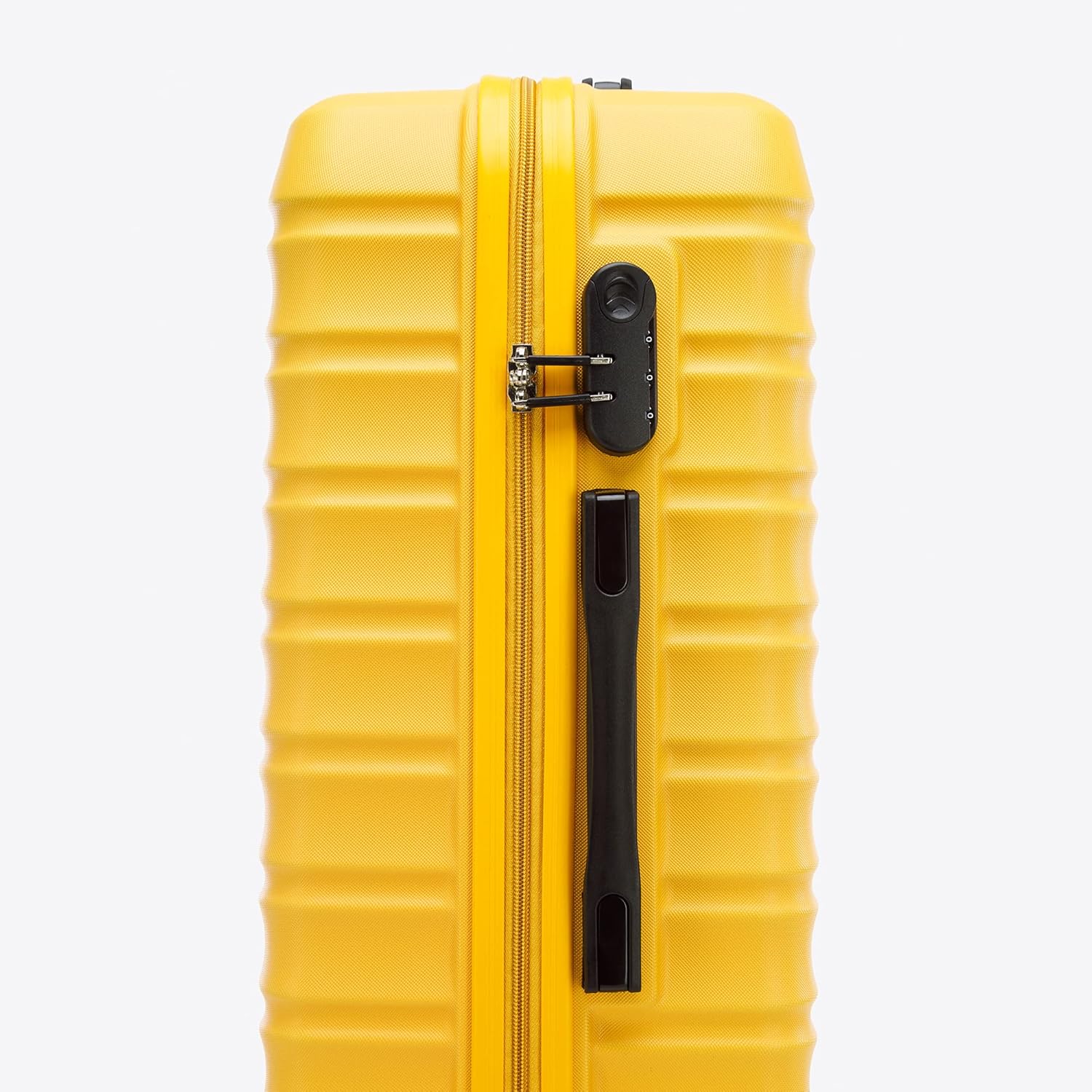 WITTCHEN Trolley robusto per bagaglio a mano, con 4 ruote, con lucchetto a combinazione, in ABS, colore blu navy