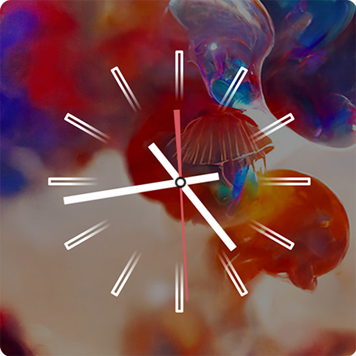 Jellyfish Screensaver Analog & Digital Clock Screensaver for Fire TV