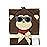 Hudson Baby Unisex Baby Cotton Animal Face Hooded Towel, Dapper Monkey, One Size