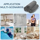 YIYIZI 40x40cmx2-Piece+40x60cmx2-Piece Set Microfibre Car Cloths 600GSM, Super Absorbent And Streak-free - Suitable For Lacquer And Glass – Microfibre Cloths For Car Care, Shower - 7