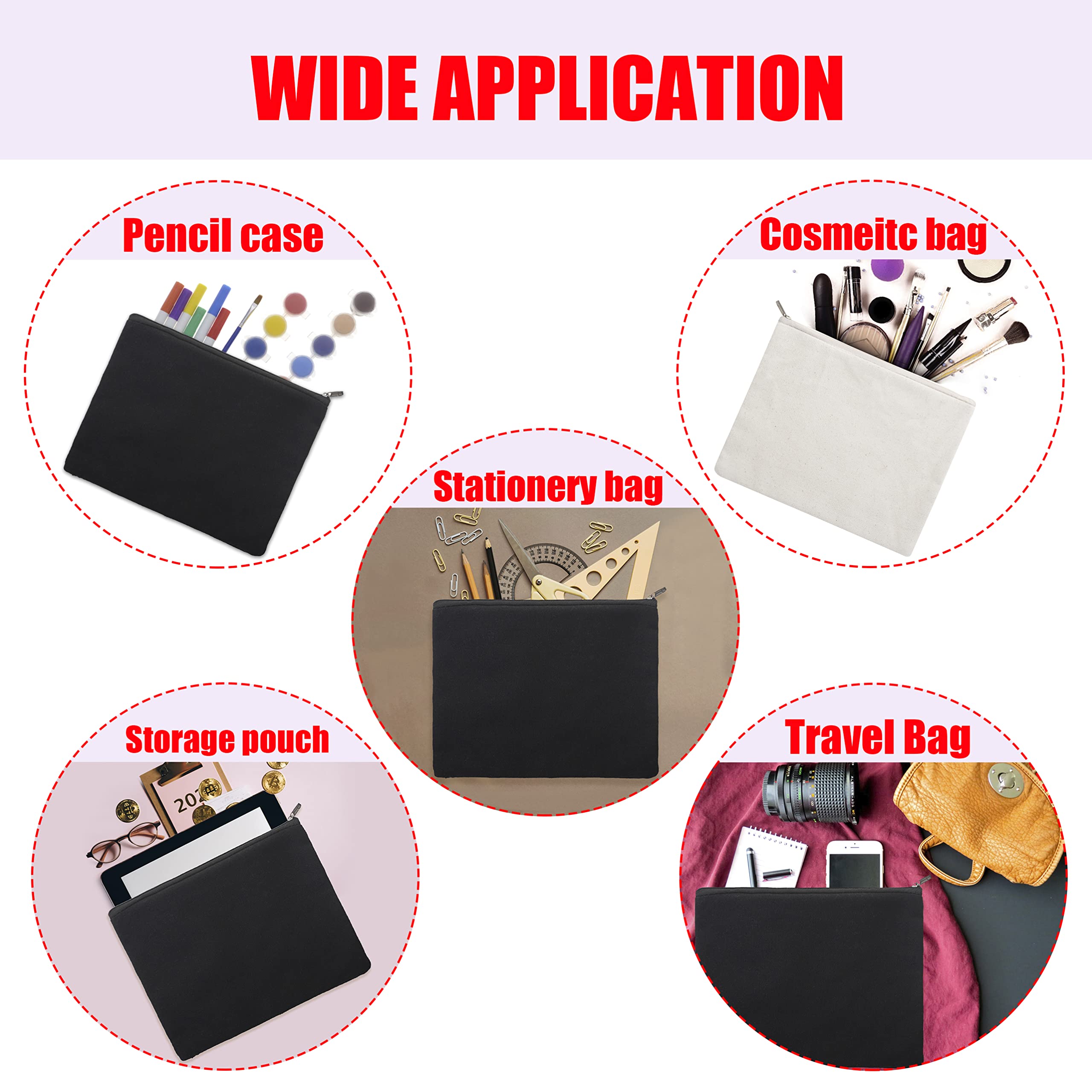 Aspire 30 Pièces Trousse De Maquillage De Trousse Coton