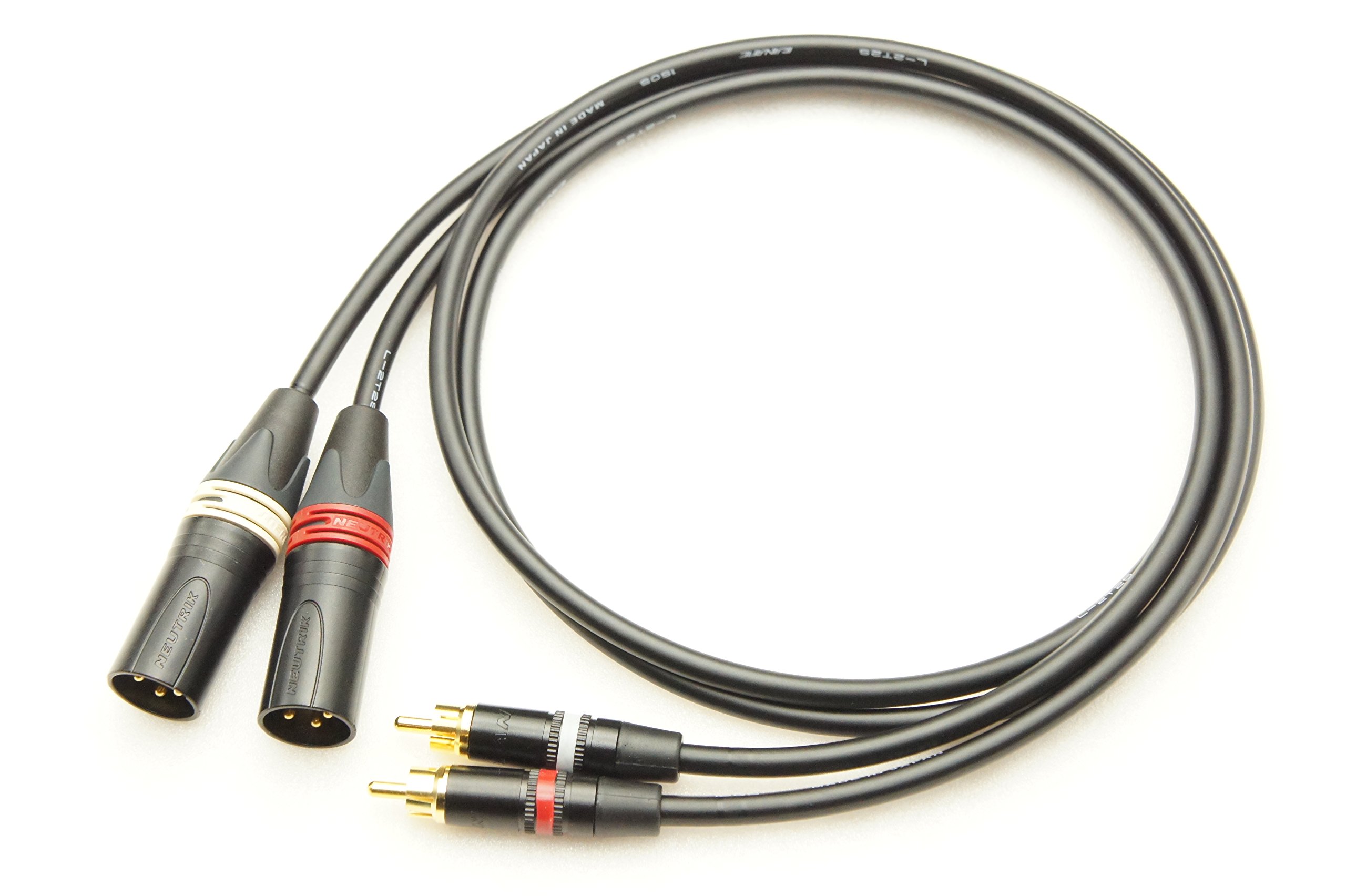 Amazon.co.jp: CANARE カナレ L-2T2S XLR(オス)-RCA 2本ペア変換