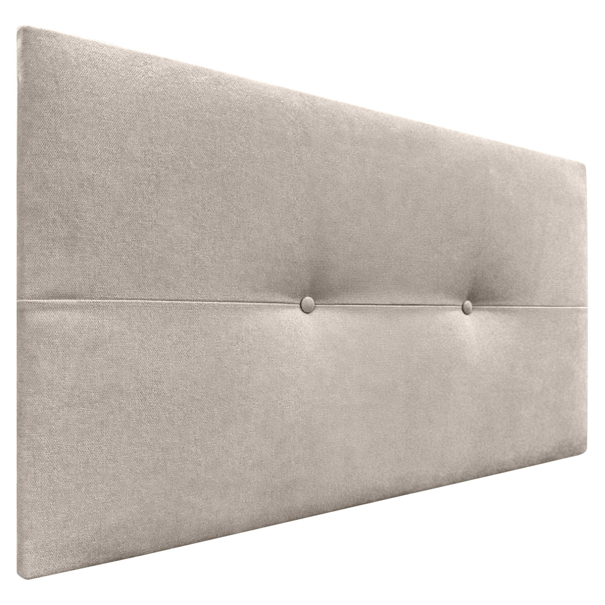 DHOME Cabecero de Polipiel o Tela AQUALINE Pro cabeceros Cabezal tapizado Cama Lujo (Tela Beige, 105cm (Camas 80/90/105))