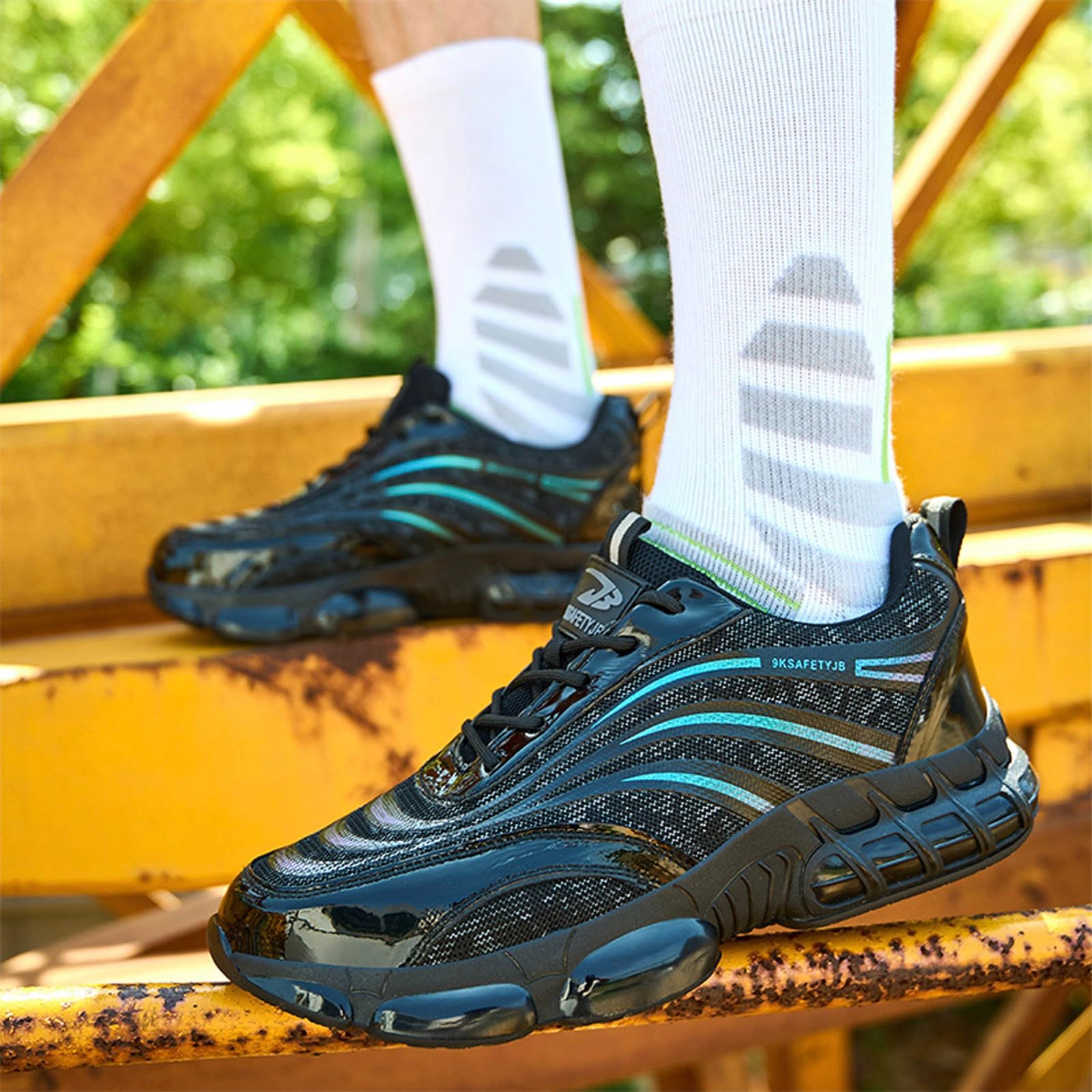 Genérico Zapatos de Hombre Caminar Bambas Gimnasio Casuales de Gran tamaño Trekking Tenis Caminar Bambas Gimnasio Ligeros Transpirables Zapatos Ortopédicos Cómodos Correr Trabajar