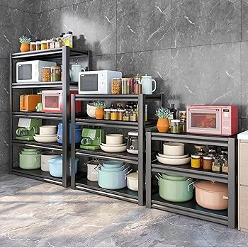 Amazon｜スチールラック本体 高耐荷重収納棚 メタルラック 棚