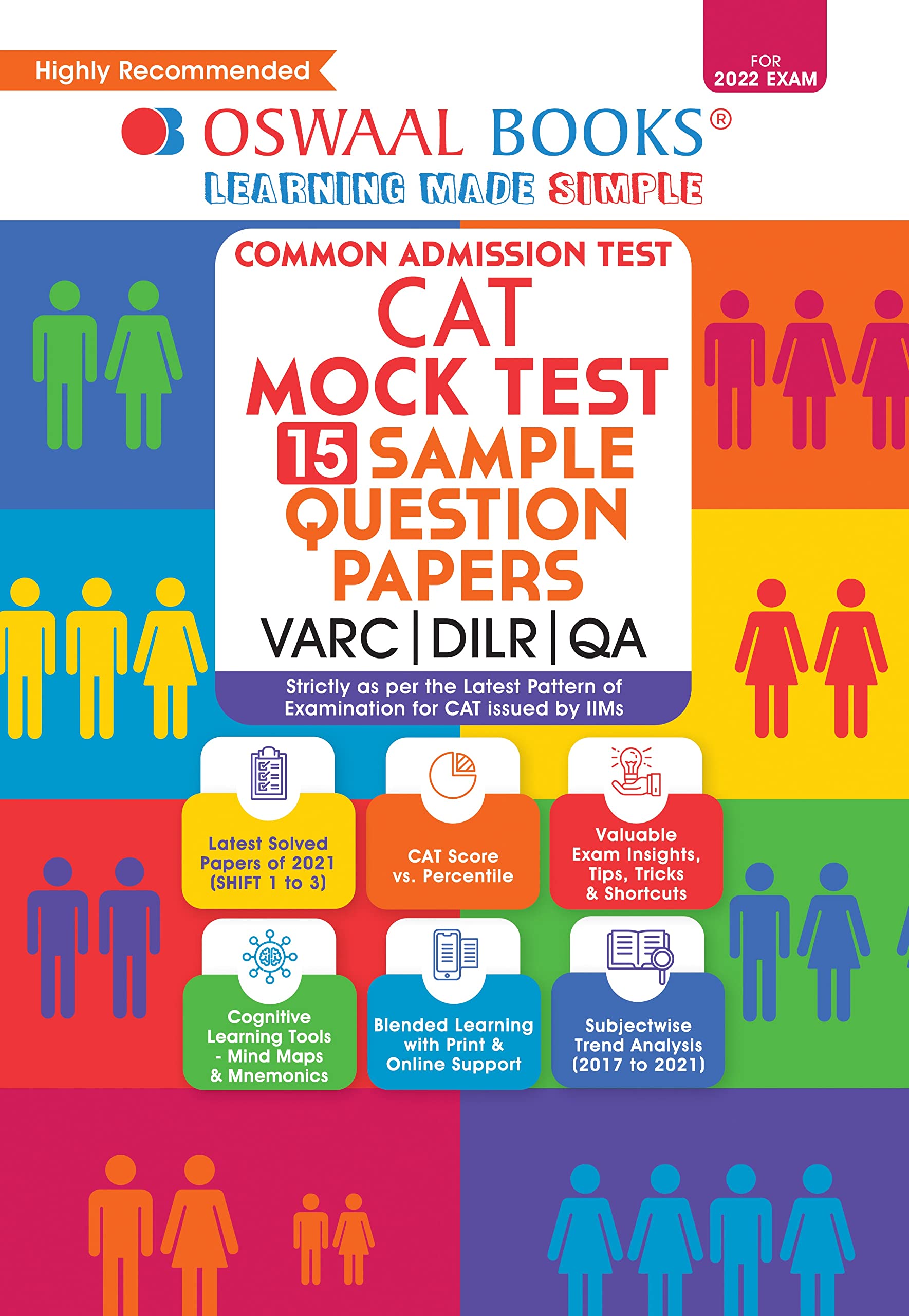 Oswaal CAT Mock Test 15 Sample Question Papers (For 2022 Exam)
