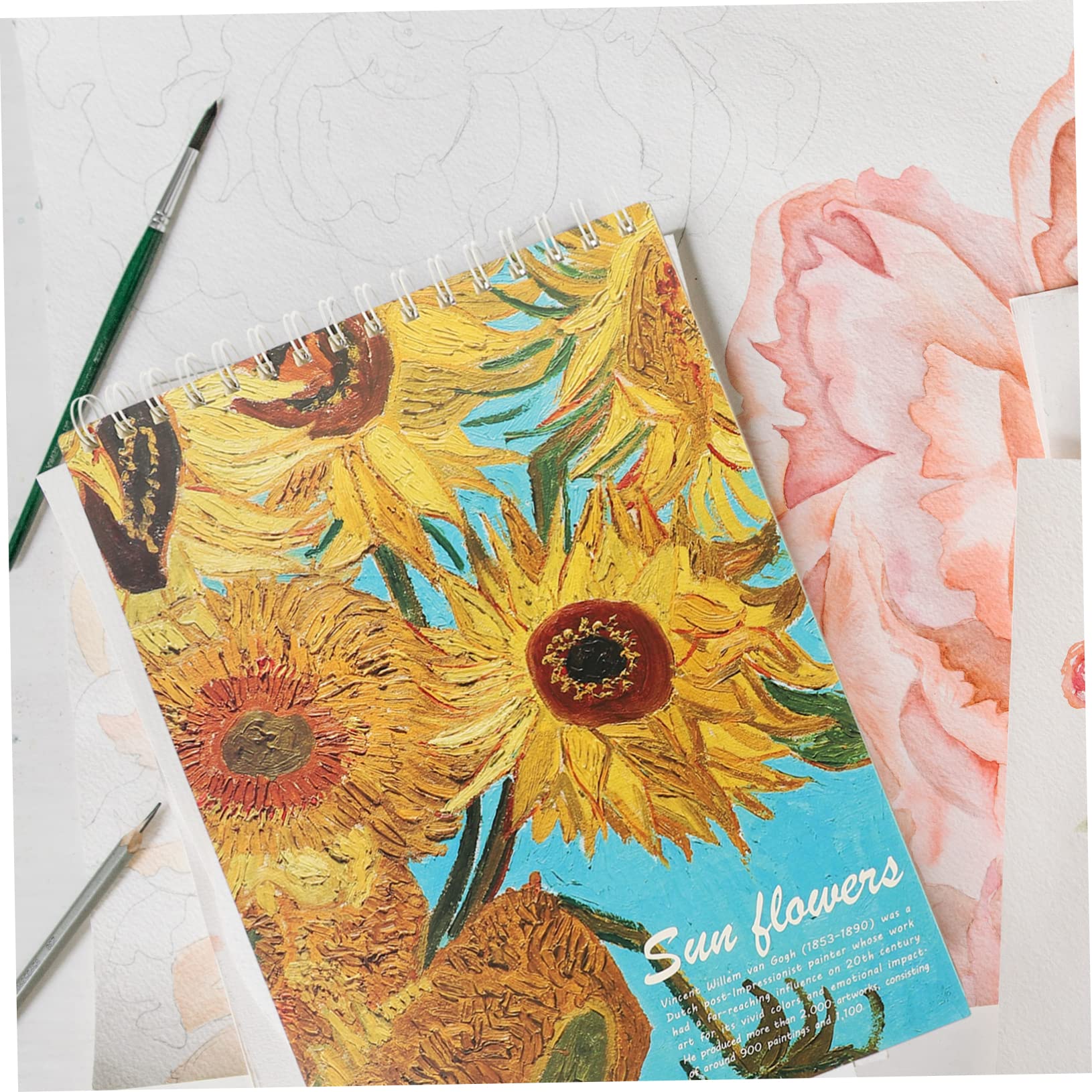 STOBOK 2pezzi Libri Da Disegno Per Blocchi Da Schizzo Leggeri e Portatili Per Arte e Pittura All Aperto Copertina Decorativa e Design Elegante Per Disegnatori e Studenti