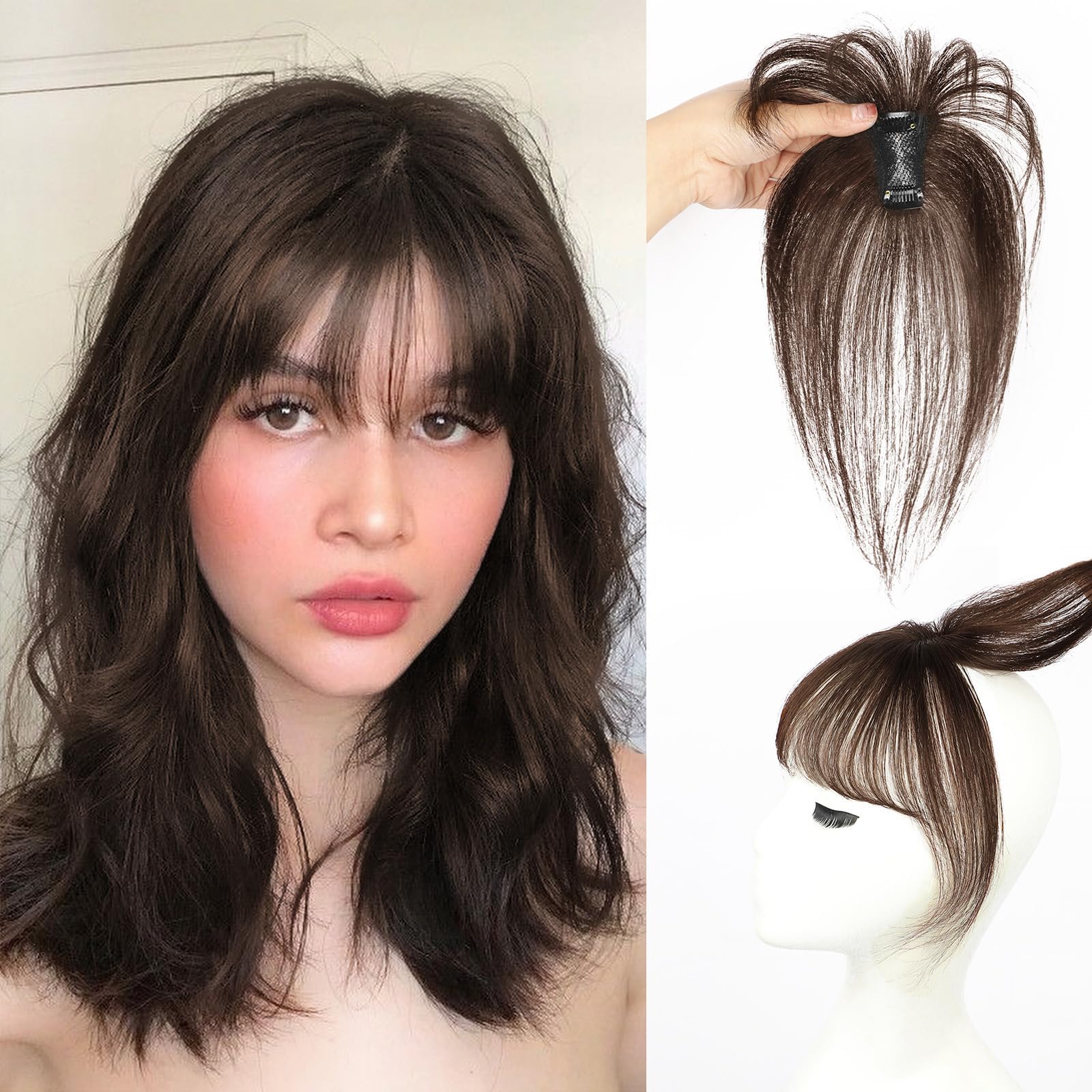 Real hair bang extensions Outlet