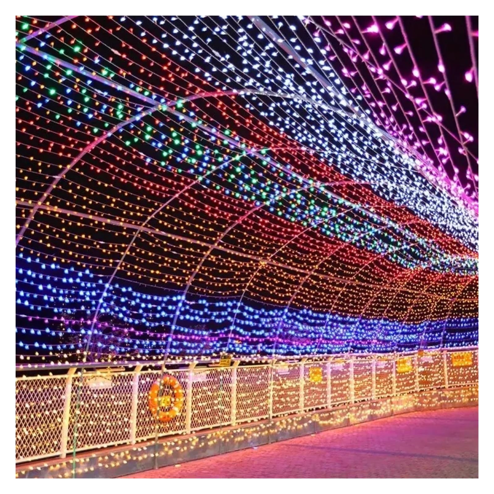 Luces para árboles de Navidad, Guirnalda de luces navideñas for exteriores, decoración blanca 20 m for fiestas, bodas y otras ocasiones