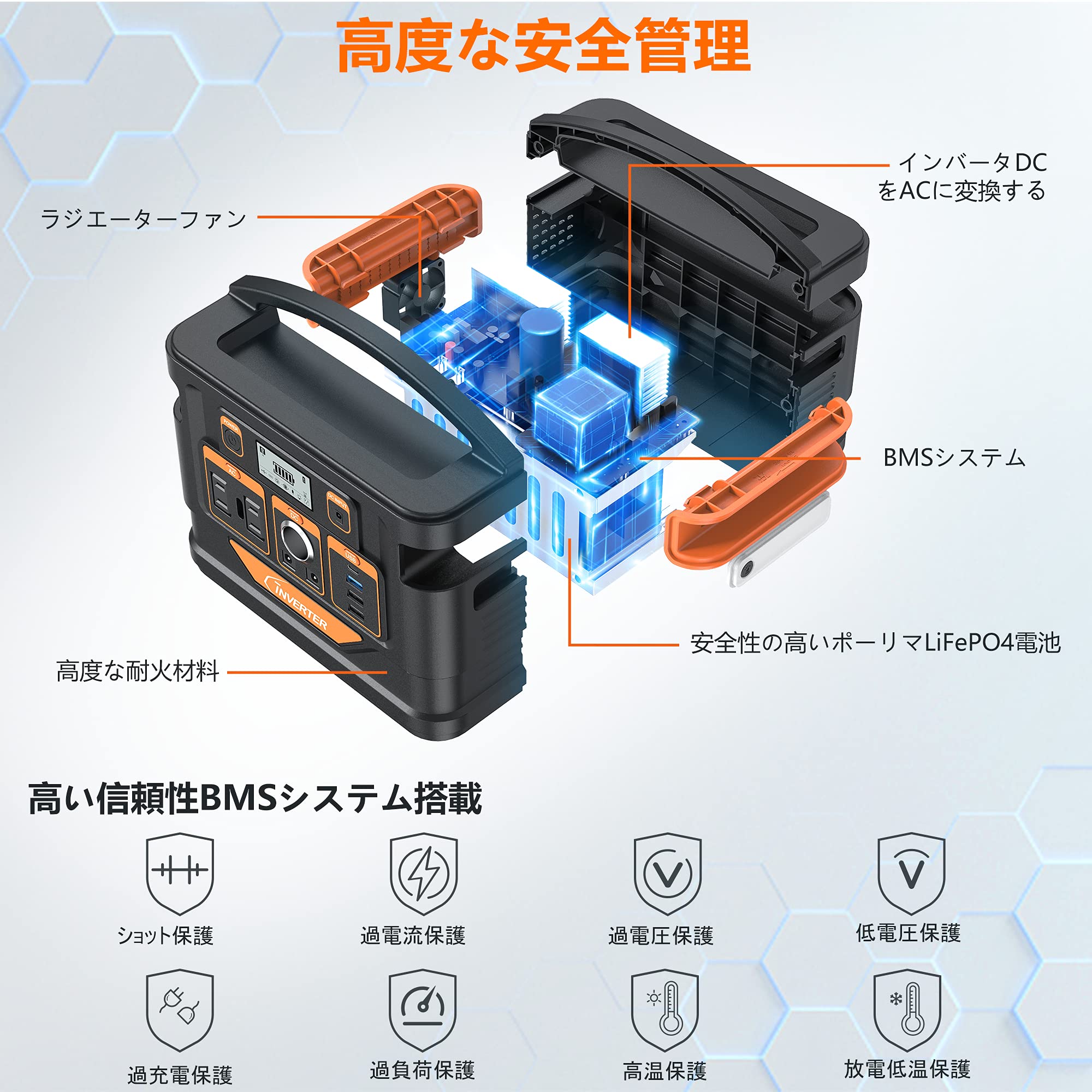 Amazon.co.jp: C INVERTER ポータブル電源 ポーリマリチウム電池 Amazon.co.jp: C INVERTER ポータブル電源 ポーリマリチウム電池
