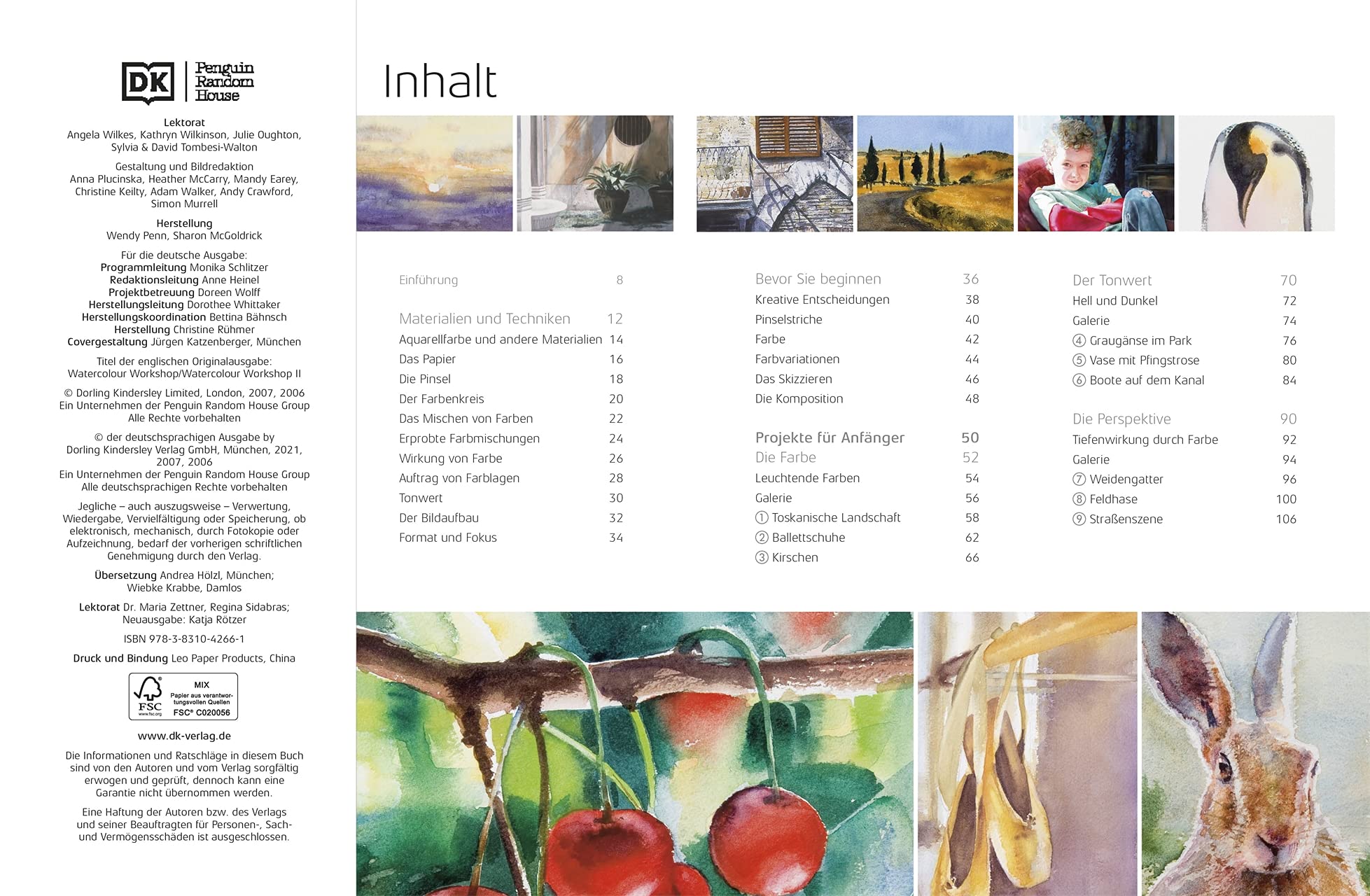 Aquarellmalen – ein Workshop: Ganz einfach Aquarellmalen lernen für Anfänger und Fortgeschrittene