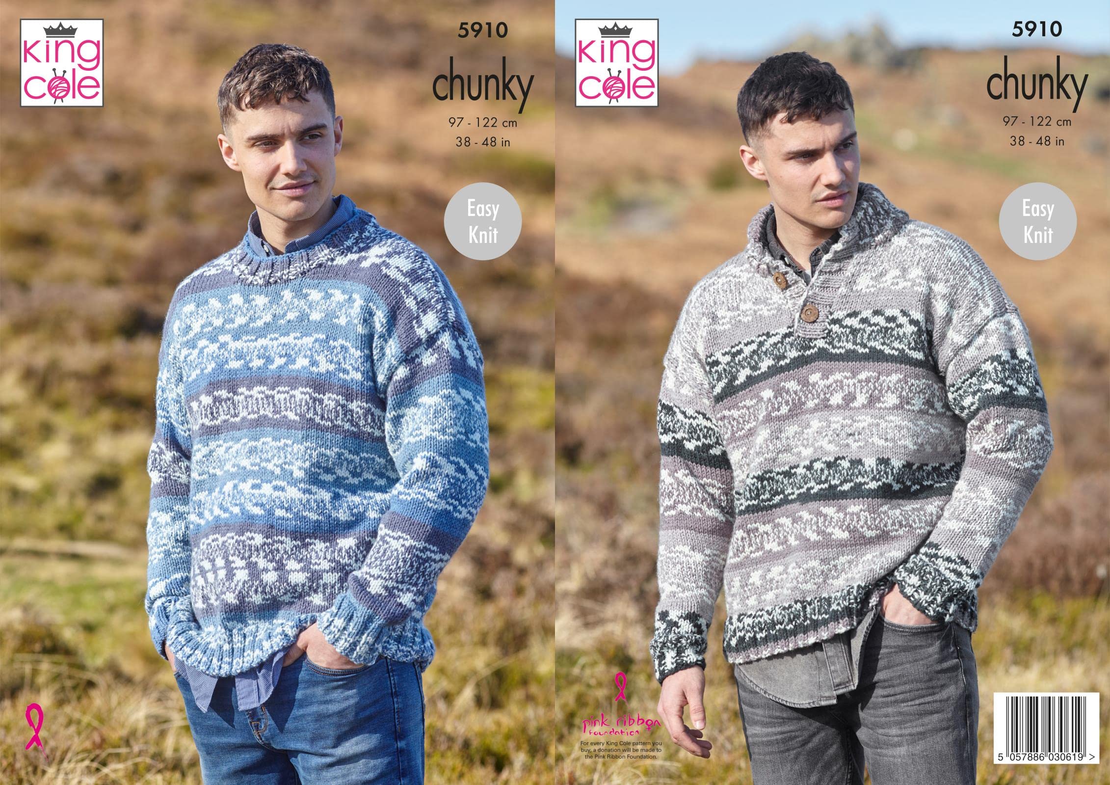 Sweaters in King Cole Nordic Chunky (5910)