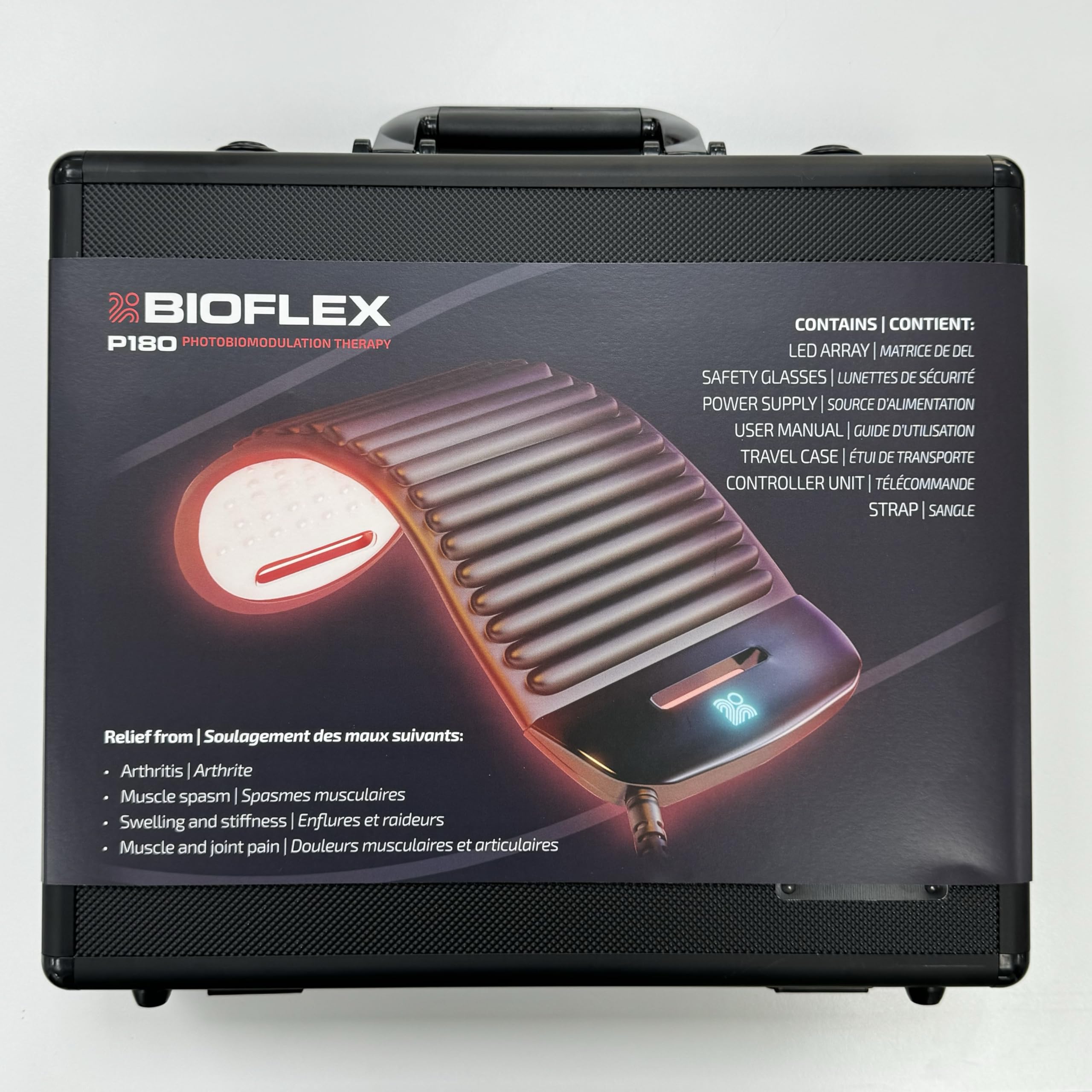 BIOFLEX P180 Personal Therapy System – Advanced Red & Infrared Light Wellness Device – Patented Full-Body LED Panel for Enhanced Comfort & Recovery – Customizable Home Use – 2-Year Warranty