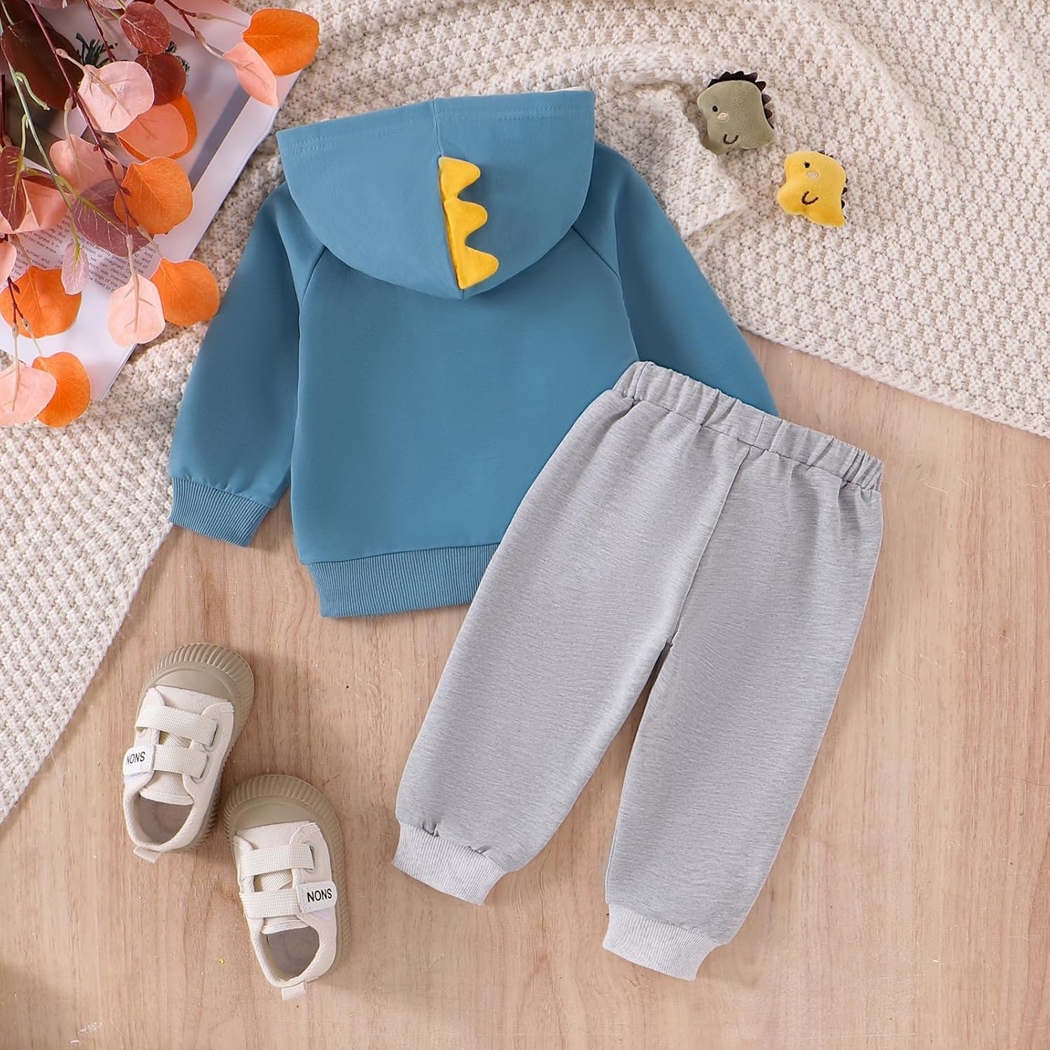 Mesalynch Baby Boy Fall Winter Clothes Outfit Kid Toddler Embroidered Dinosaur Hoodie Sweatshirt Jumper Trouser Jogger Set Tracksuit 5 81zZm3uFeKL. AC SL1500