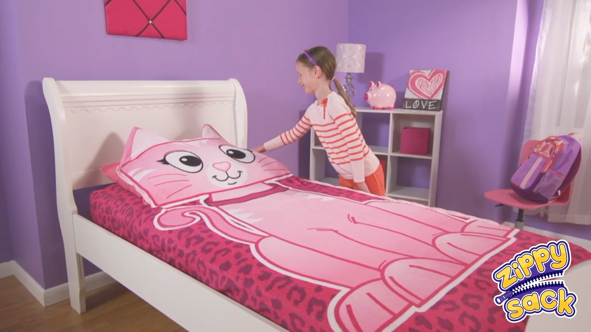 Amazon.com: Bleacher Creatures ZippySack Twin Bed Zip-Up Bedding