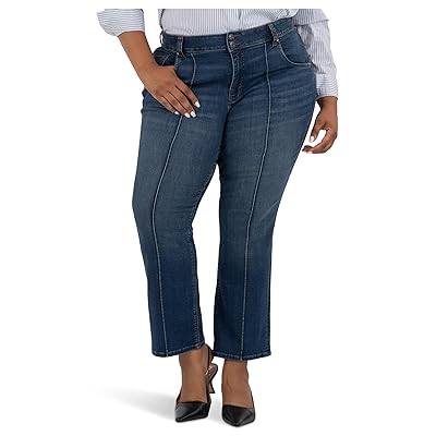 KUT from the Kloth Plus Natalie High Rise Bootcut wide Double Button Waistband With Pintuk Women