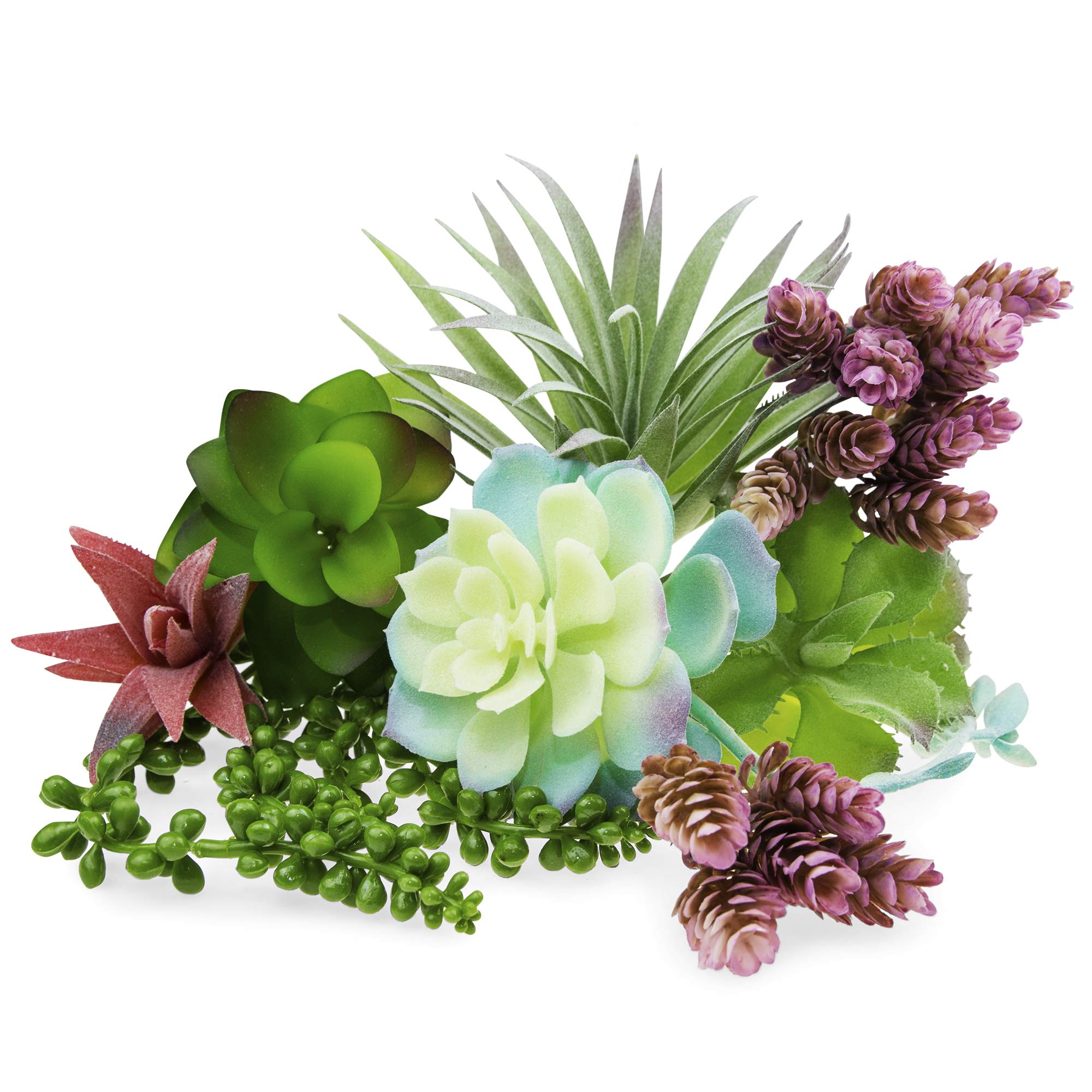 Buy NATAMZ Artificial Succulents Fake s 9 Pcs Set Faux s Indoor Home