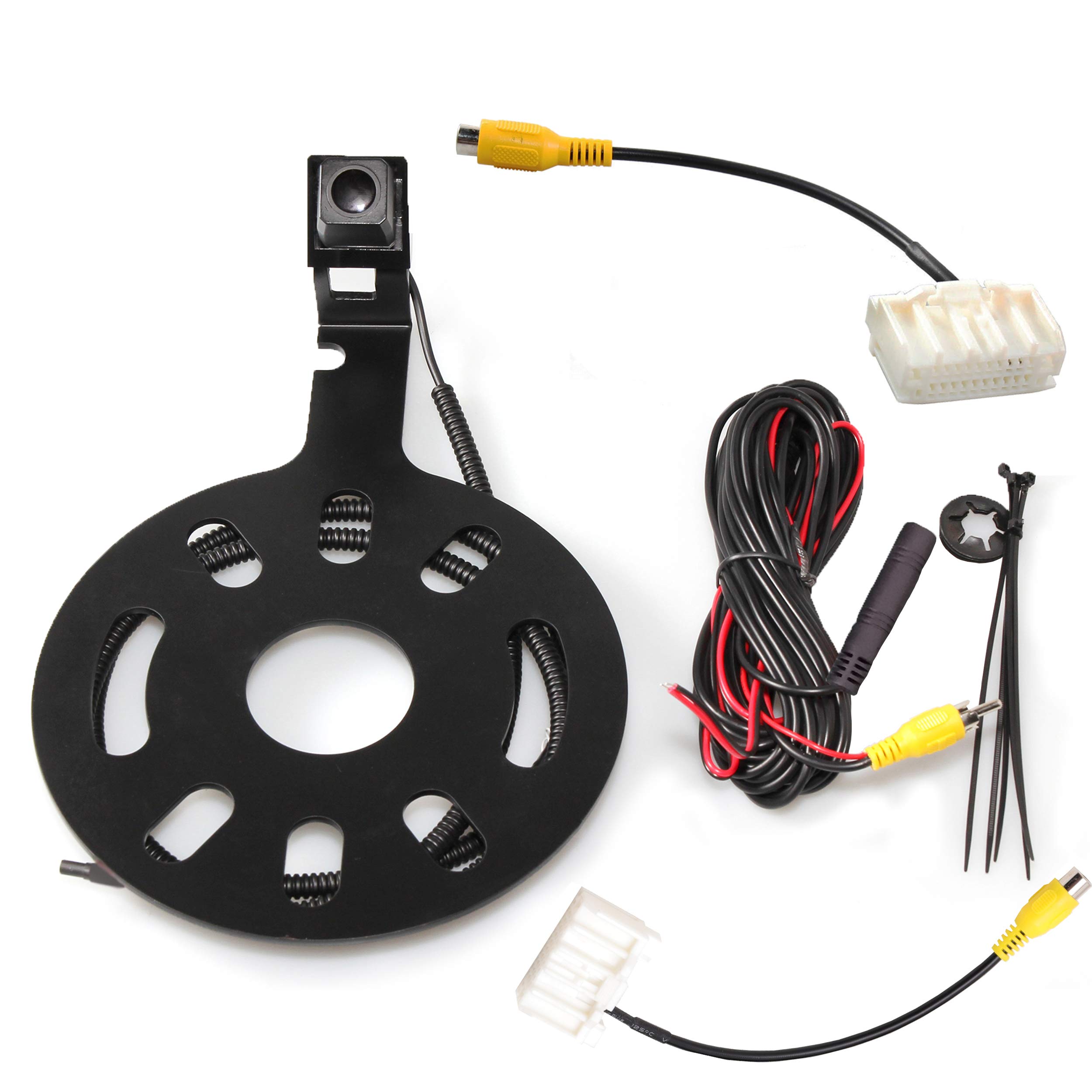 RED WOLF Spare Tire Rear View Backup Camera for Jeep Wrangler JK 2007-2018, Sahara JK 2010-2018 Truc
