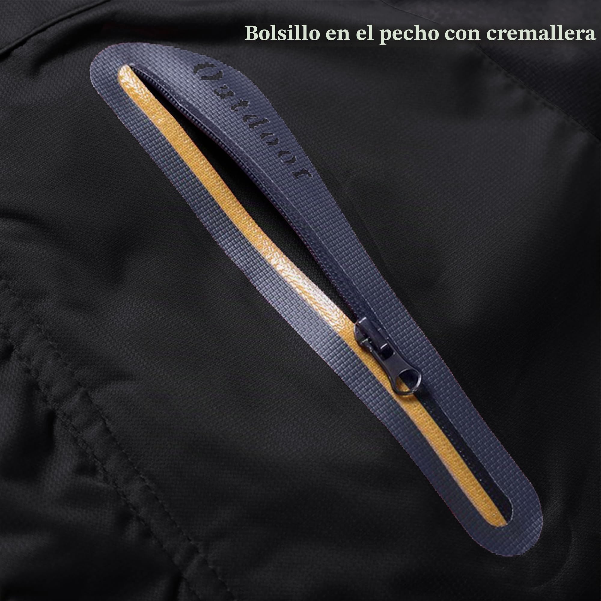 KEFITEVD Chaqueta Invierno Hombre Esquí Nieve Impermeable Polar Abrigo Snowboard Cálido Parka Chubasquero Capucha 5 Bolsillos