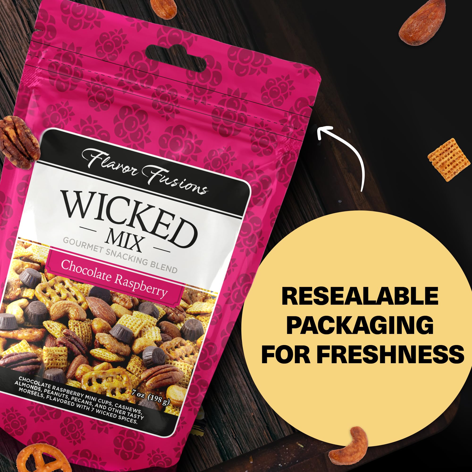 Amazon.com: Wicked Mix Snack Mix with Mixed Nuts - Sweet and Salty