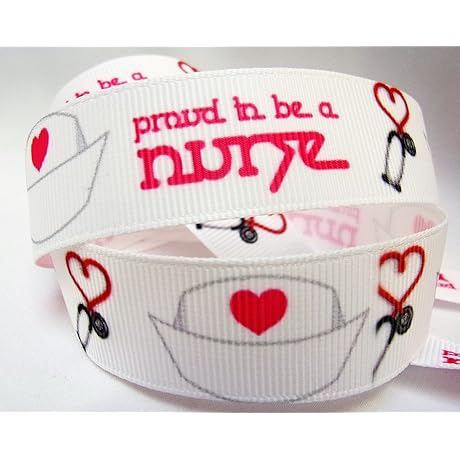 Nurse Pride Grosgrain Ribbon