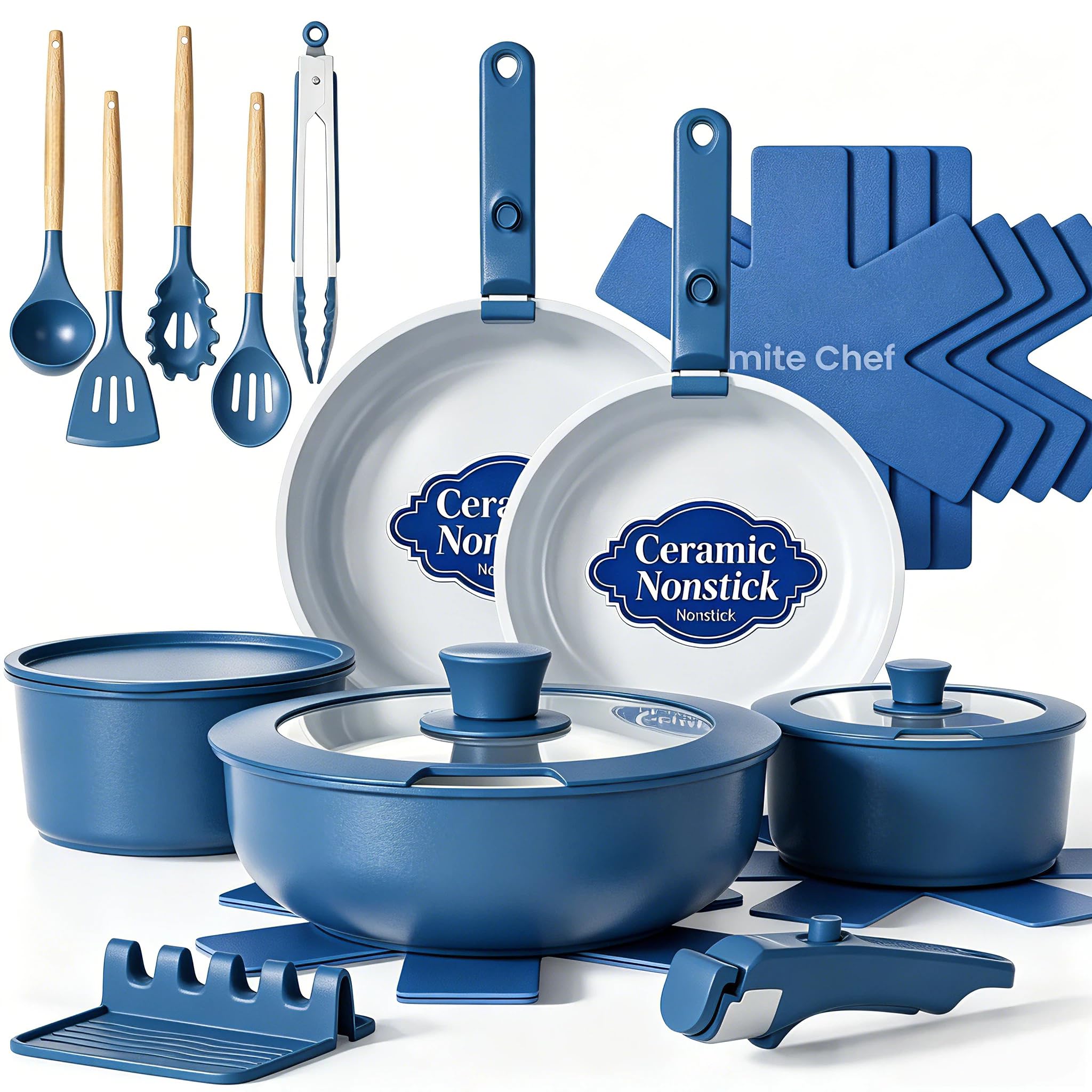 Umite Chef 21 Pcs Cookware Set