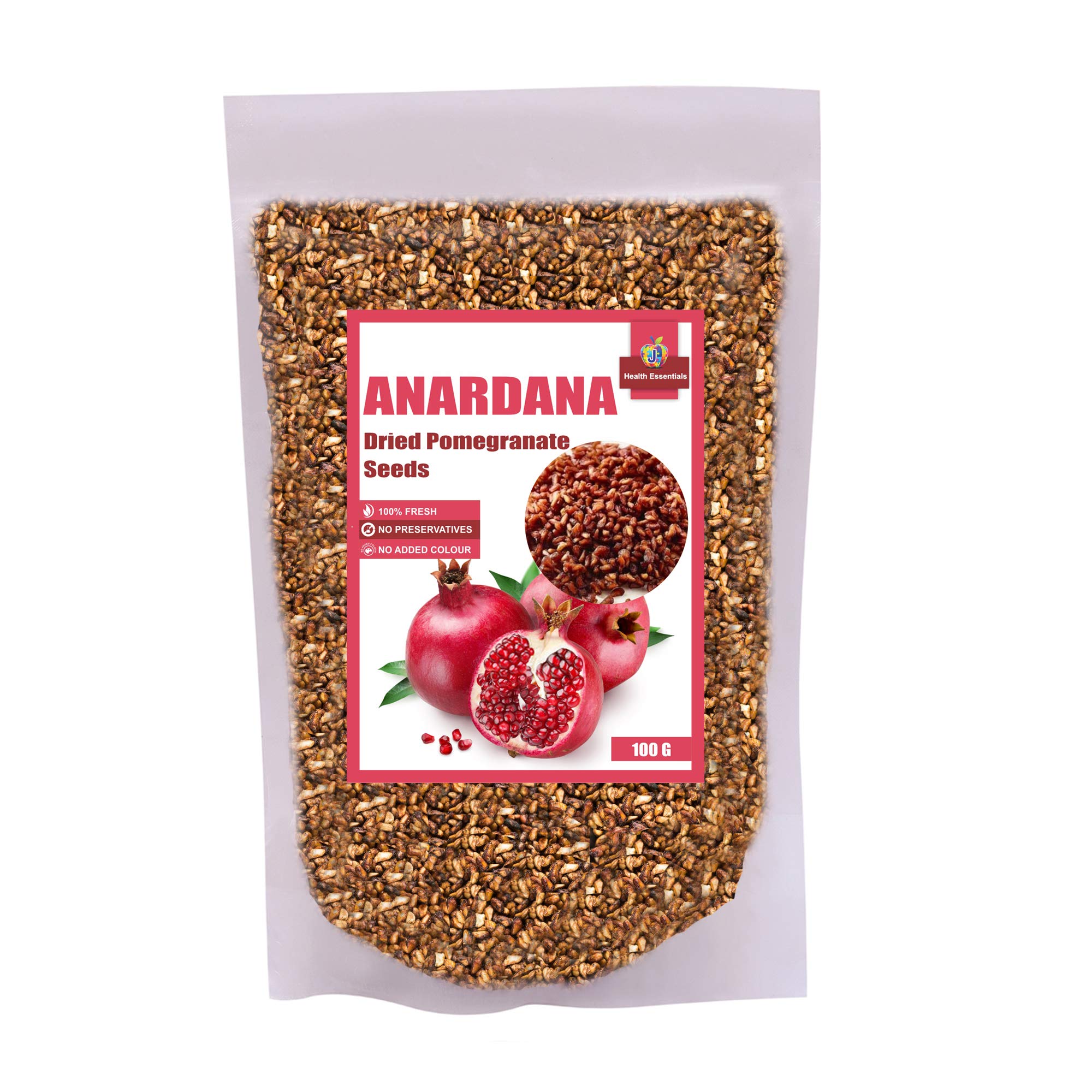 Jioo Organics Dried Pomegranate Seeds | Anardana - 100 g (B082R6D92M) Amazon Price History, Amazon Price Tracker