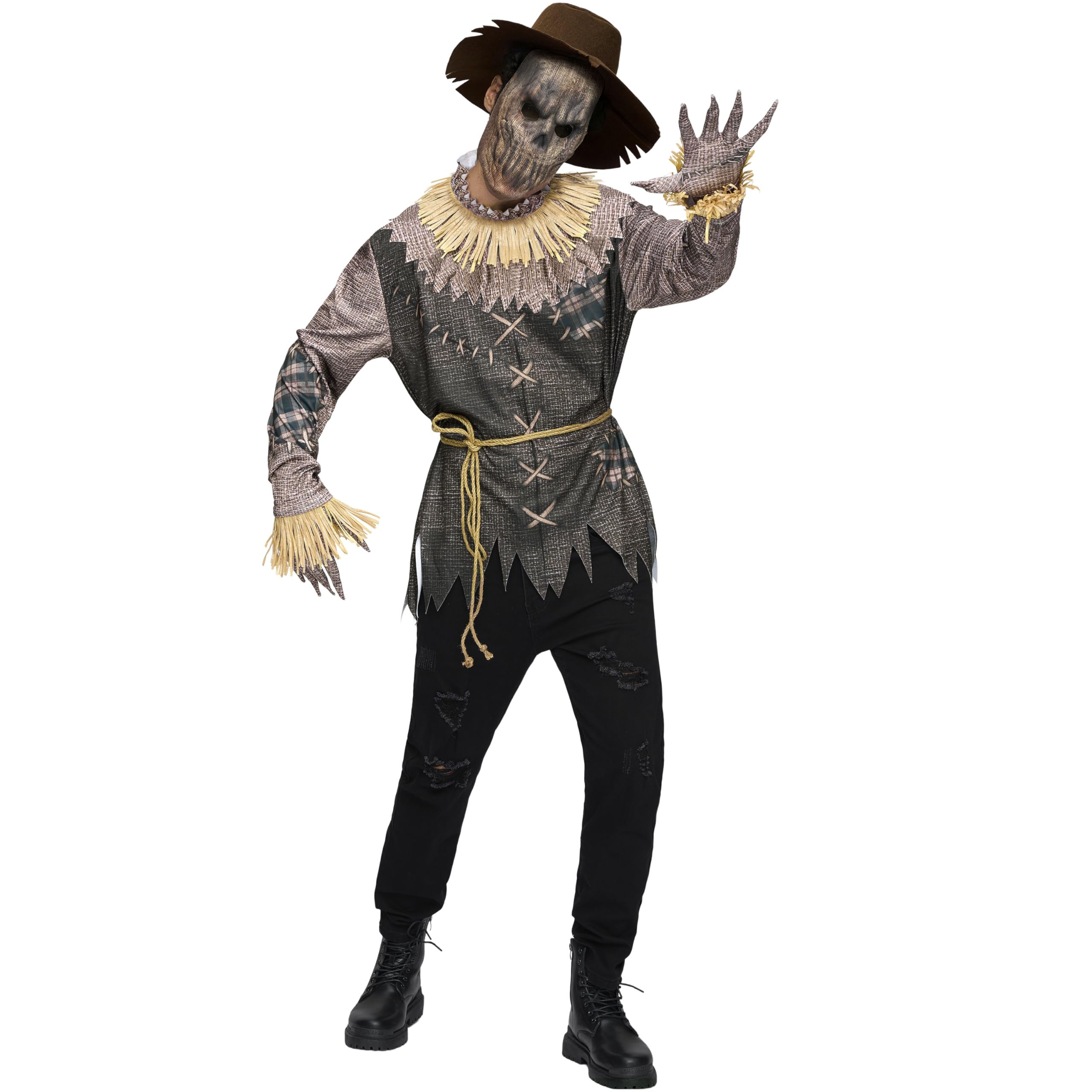 Spooktacular Creations Men Scary Scarecrow Costume