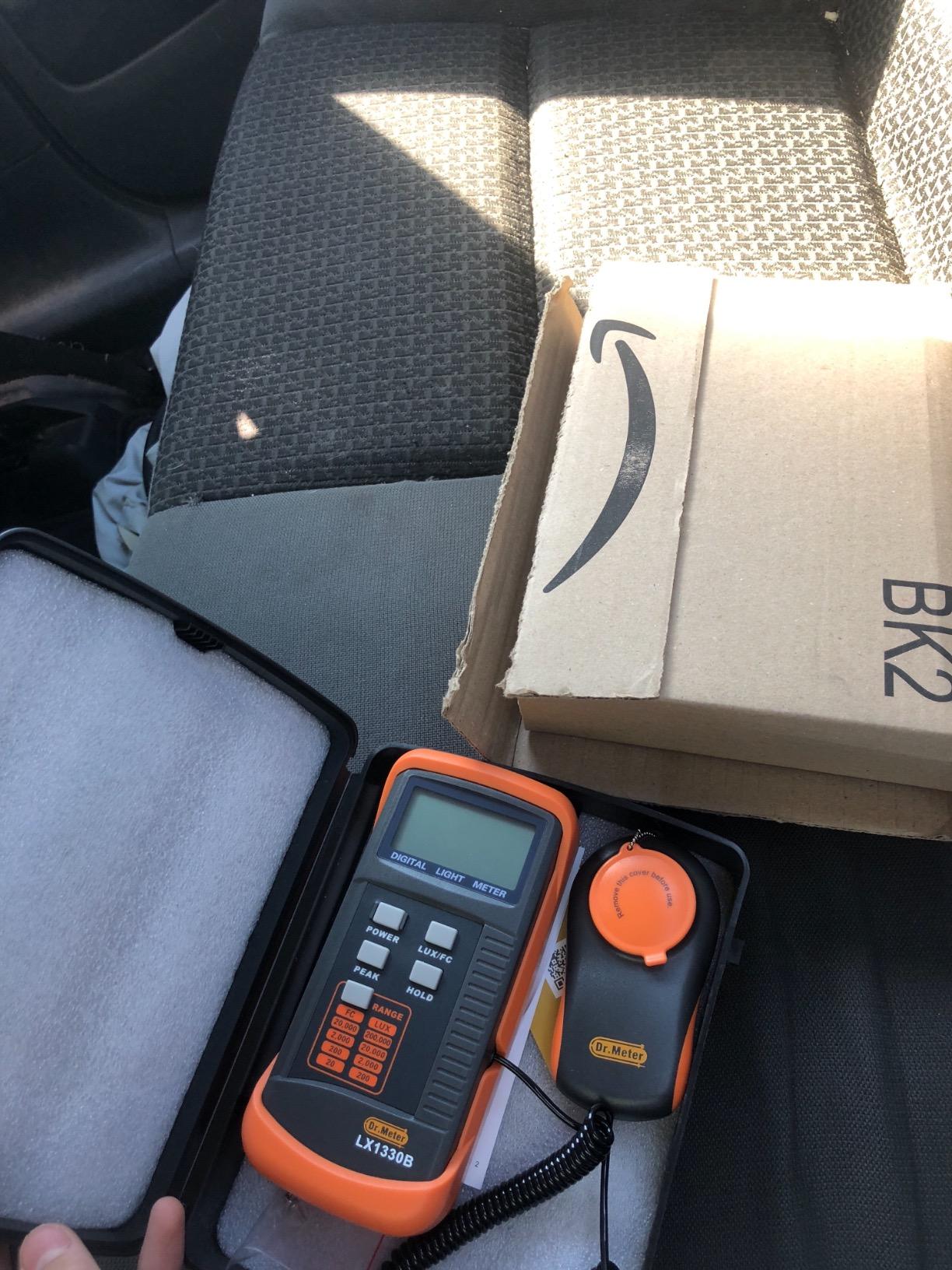 Dr.meter Light Meter, Illuminance/Light Meters LX1330B Digital, 0