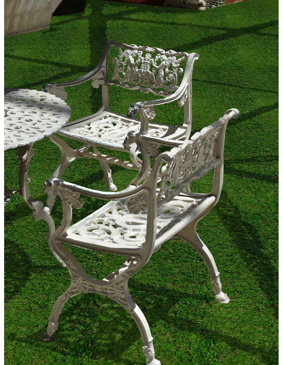Jardin202 - Césped Artificial Menorca 25mm - Rollos | Alta Densidad - Ideal para Patios, Parque Infantil y Balcón | Rollo: 2x20 Metros () | Rollo: 2x20 Metros