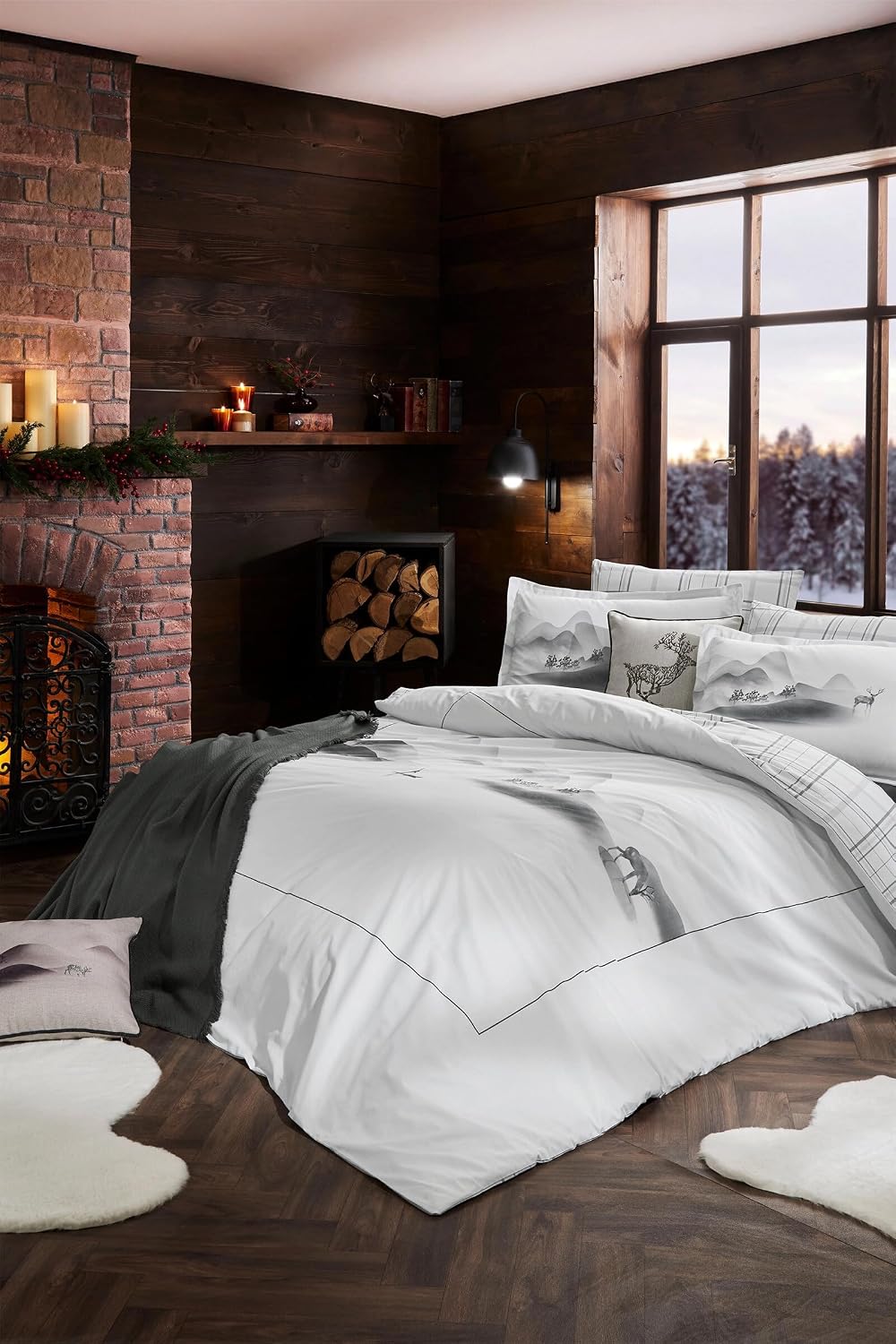 Özdilek Silence Winter Çift Kişilik Nevresim Takımı