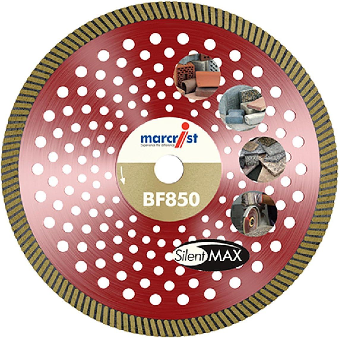 Marcrist BF850 Silent Max 125mm Angle Grinder Diamond Blade Pack of 10