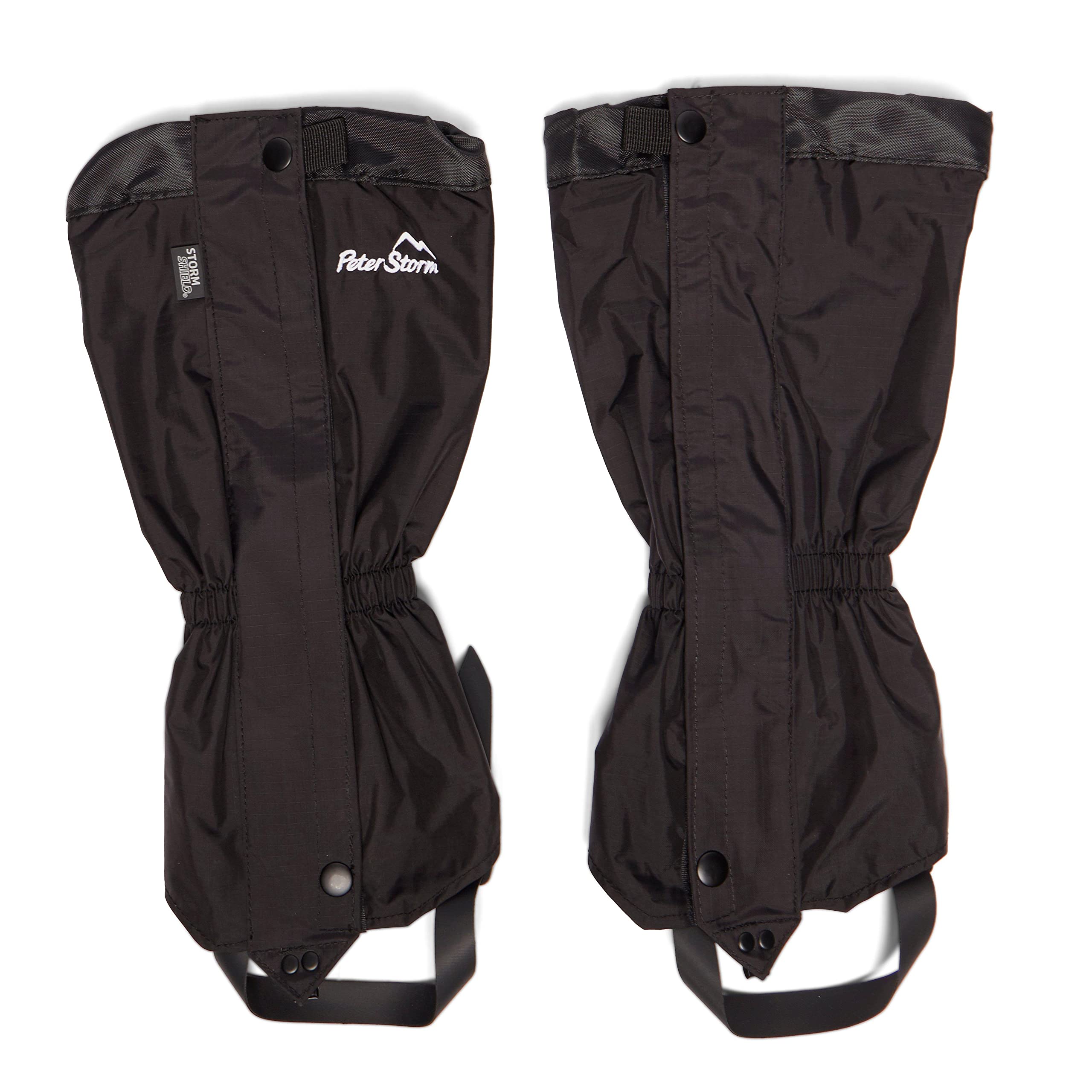 Peter Storm Hike Waterproof Walking Gaiters, Black, L/XL